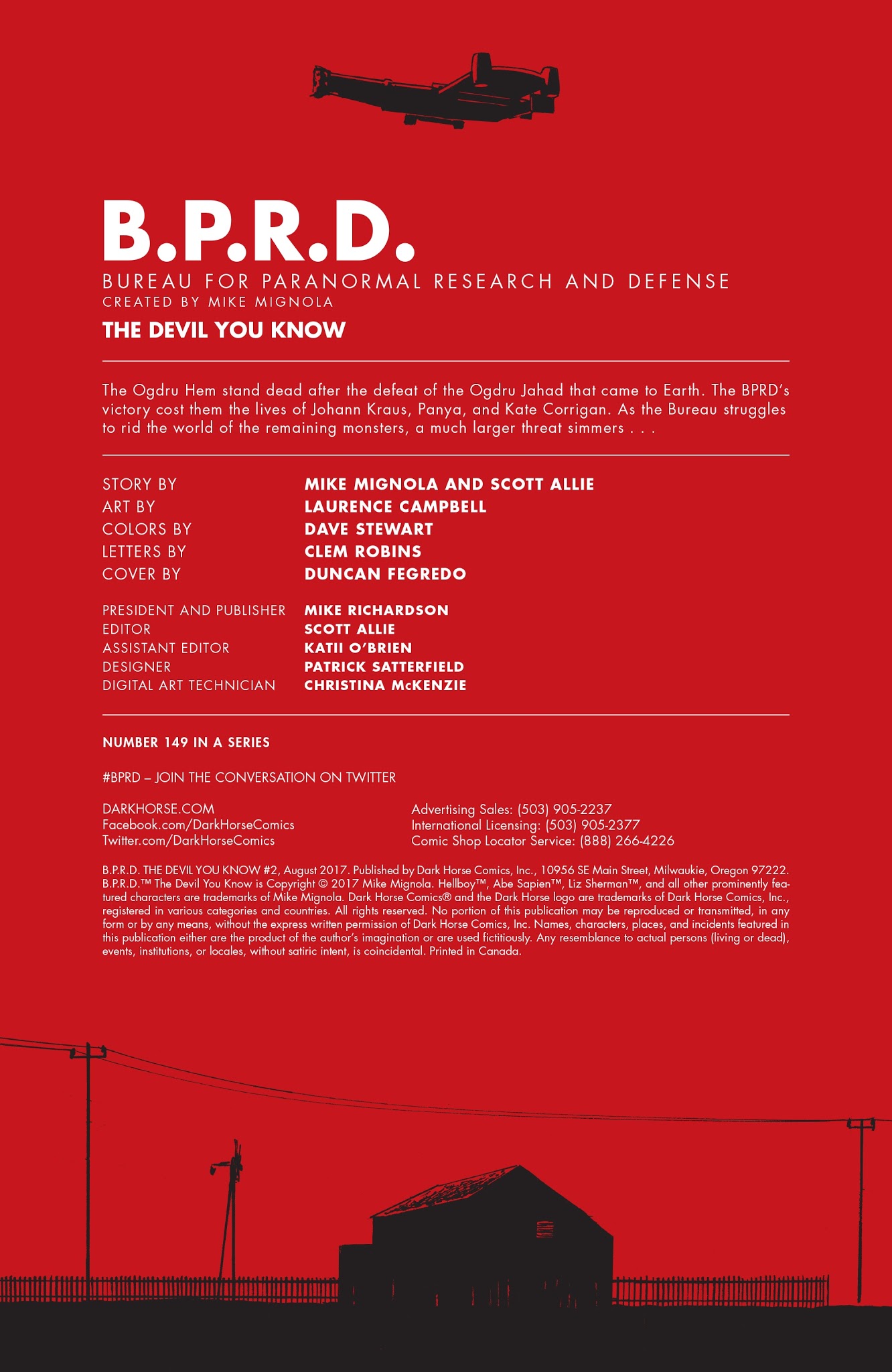 Read online B.P.R.D. The Devil You Know comic -  Issue #2 - 2