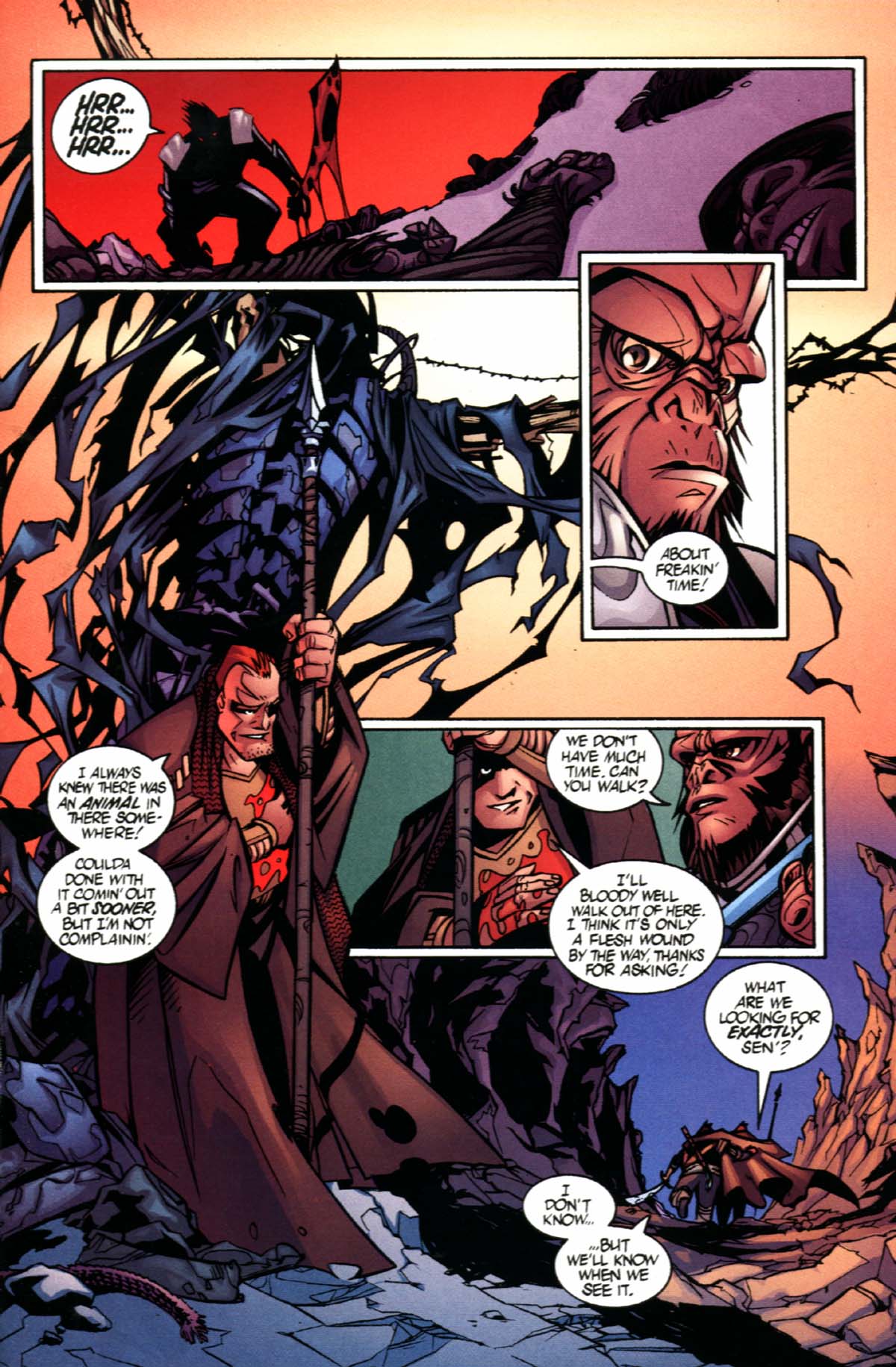 Read online Planet of the Apes: The Human War comic -  Issue #3 - 13