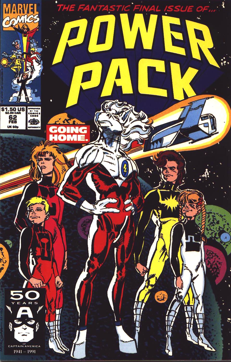 Read online Power Pack (1984) comic -  Issue #62 - 1