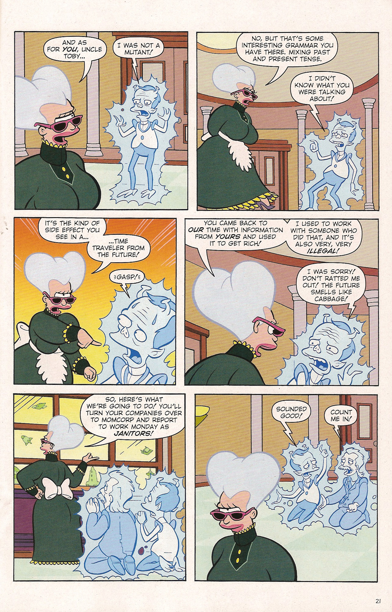 Read online Futurama Comics comic -  Issue #50a - 16