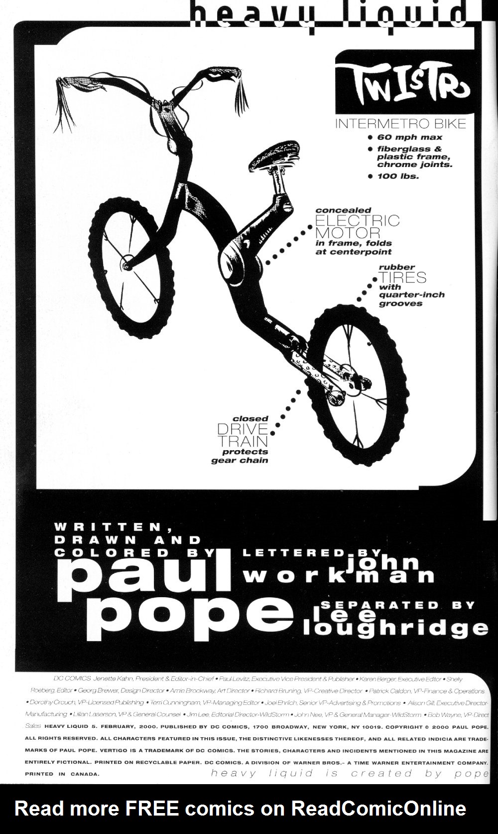 Read online Heavy Liquid comic -  Issue #5 - 2