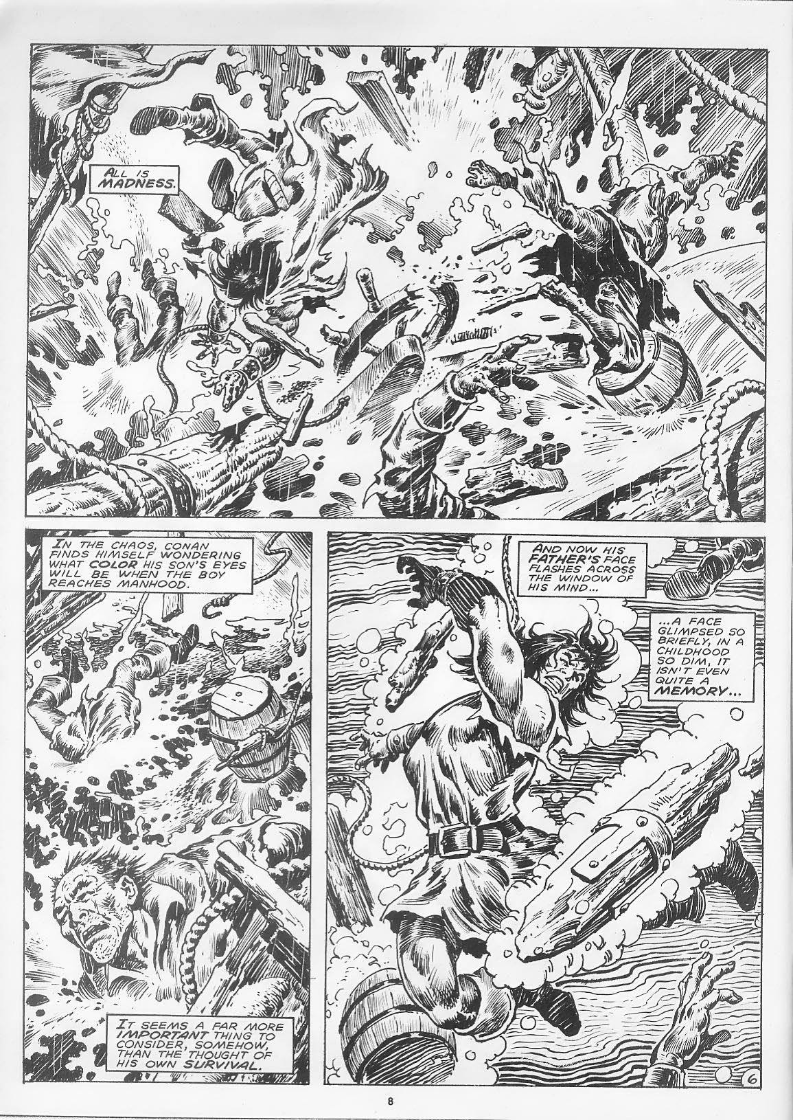 Read online The Savage Sword Of Conan comic -  Issue #166 - 10