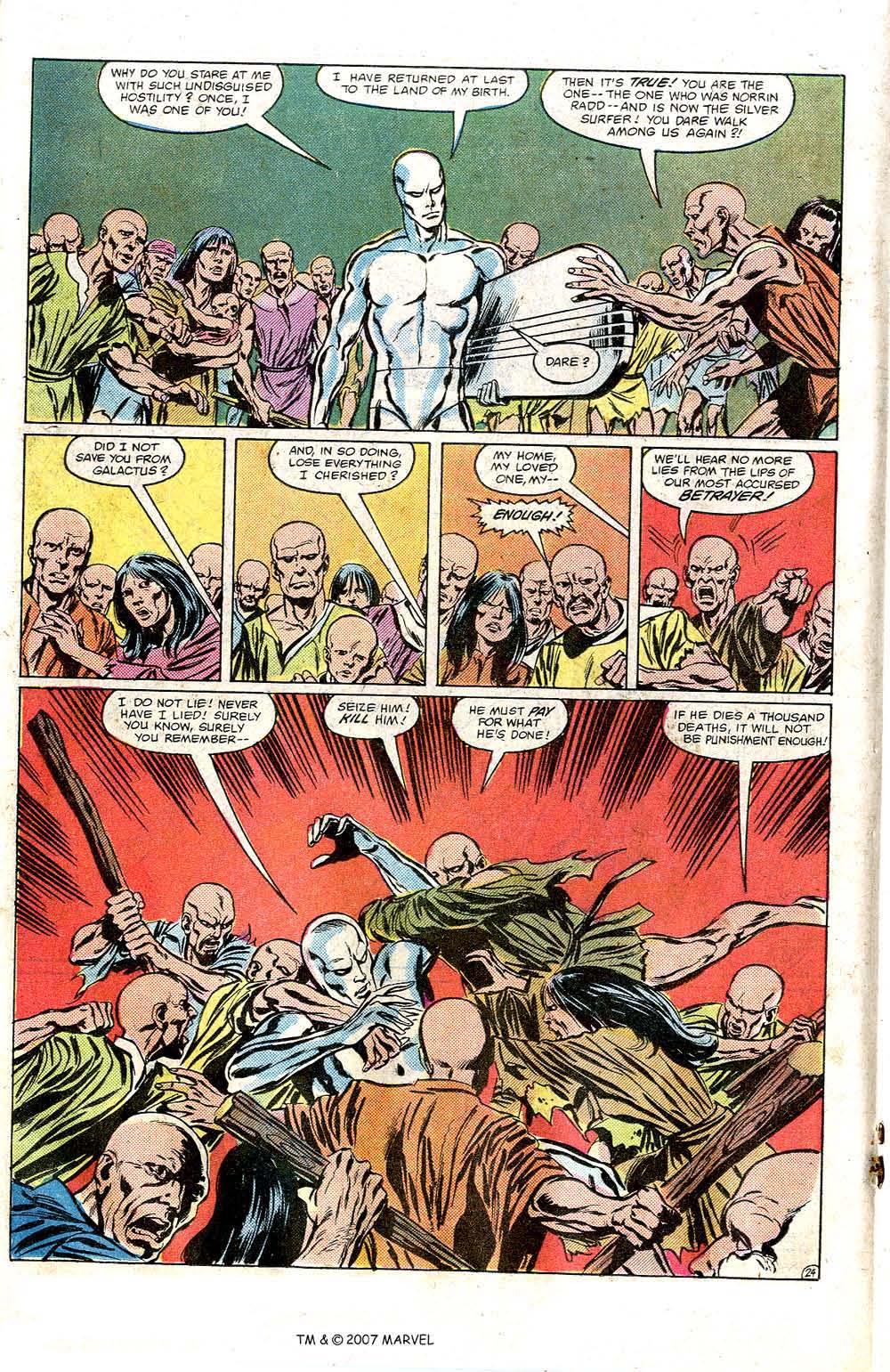 Read online Silver Surfer (1982) comic -  Issue # Full - 26