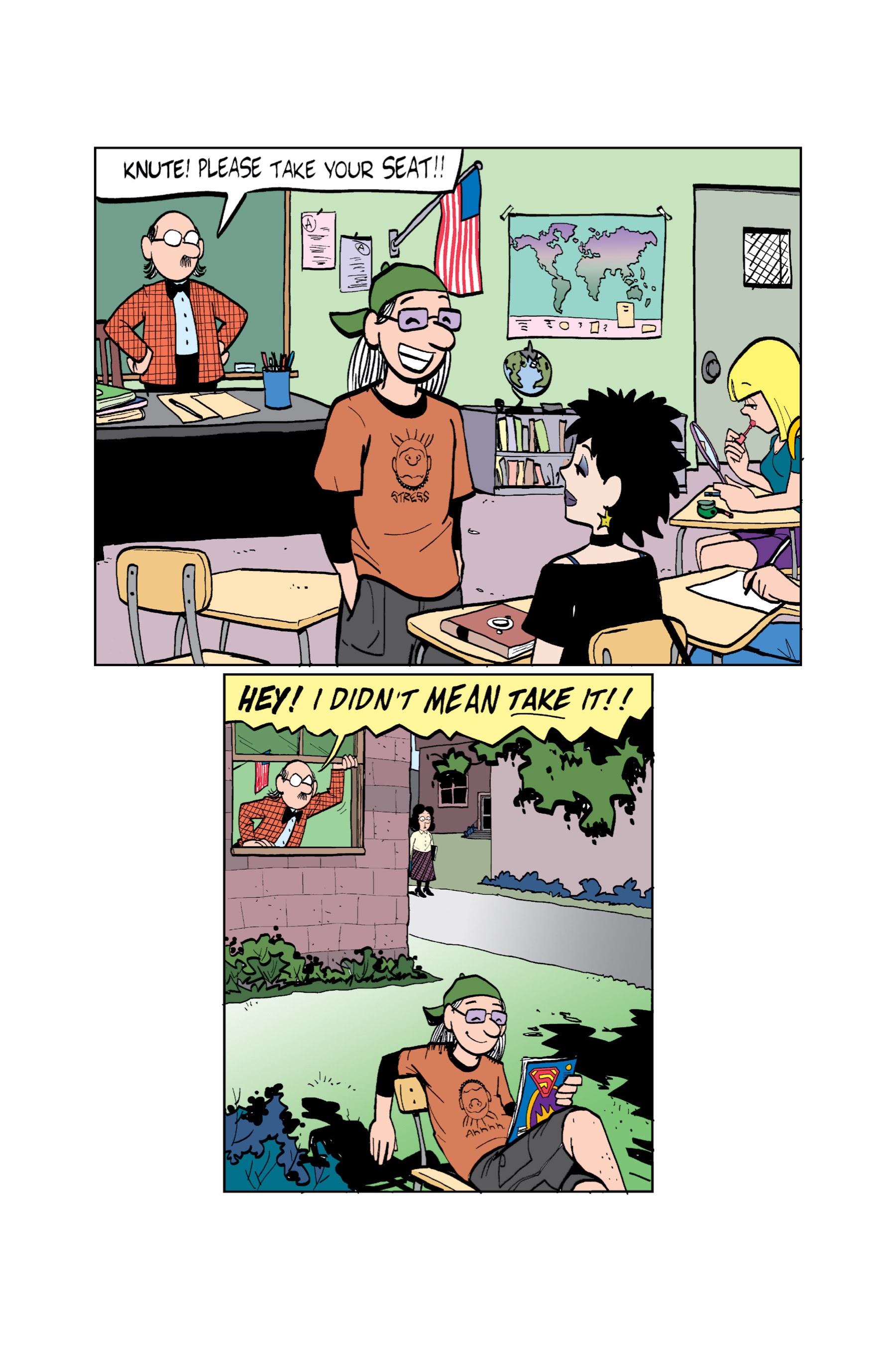 Read online Luann: Stress   Hormones = High School comic -  Issue # TPB - 17