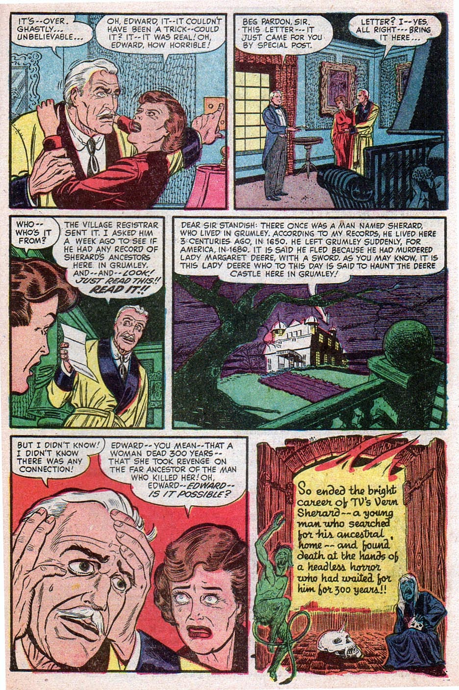 Read online Chamber of Chills (1951) comic -  Issue #8 - 27