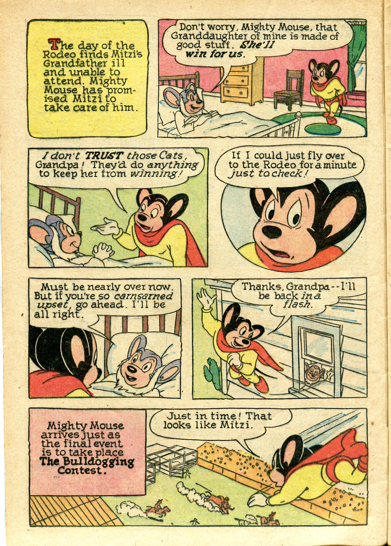 Read online Paul Terry's Mighty Mouse Comics comic -  Issue #69 - 8
