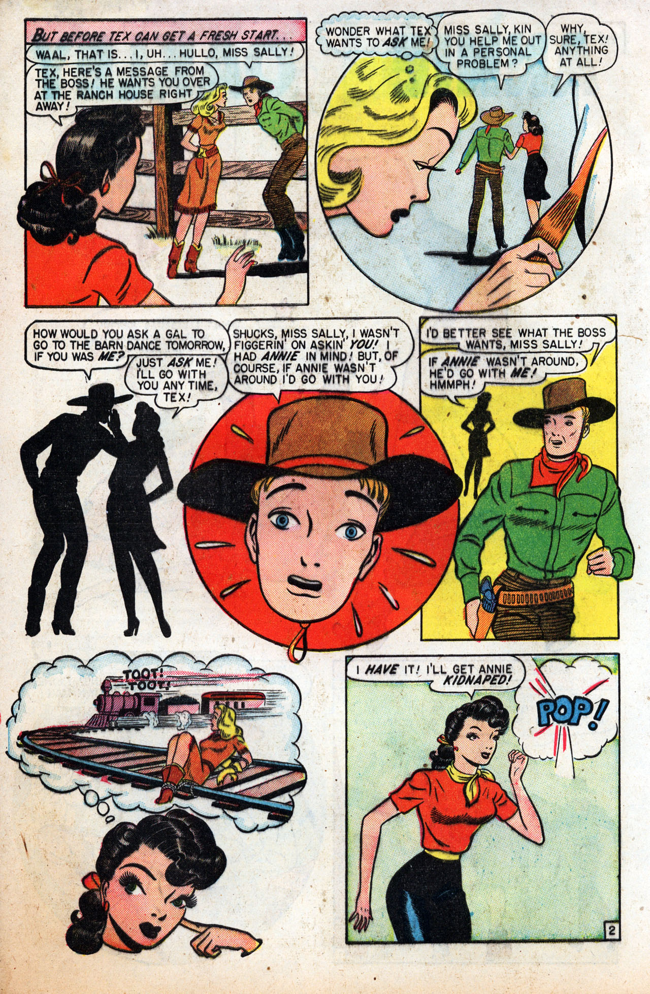 Read online Annie Oakley comic -  Issue #3 - 4