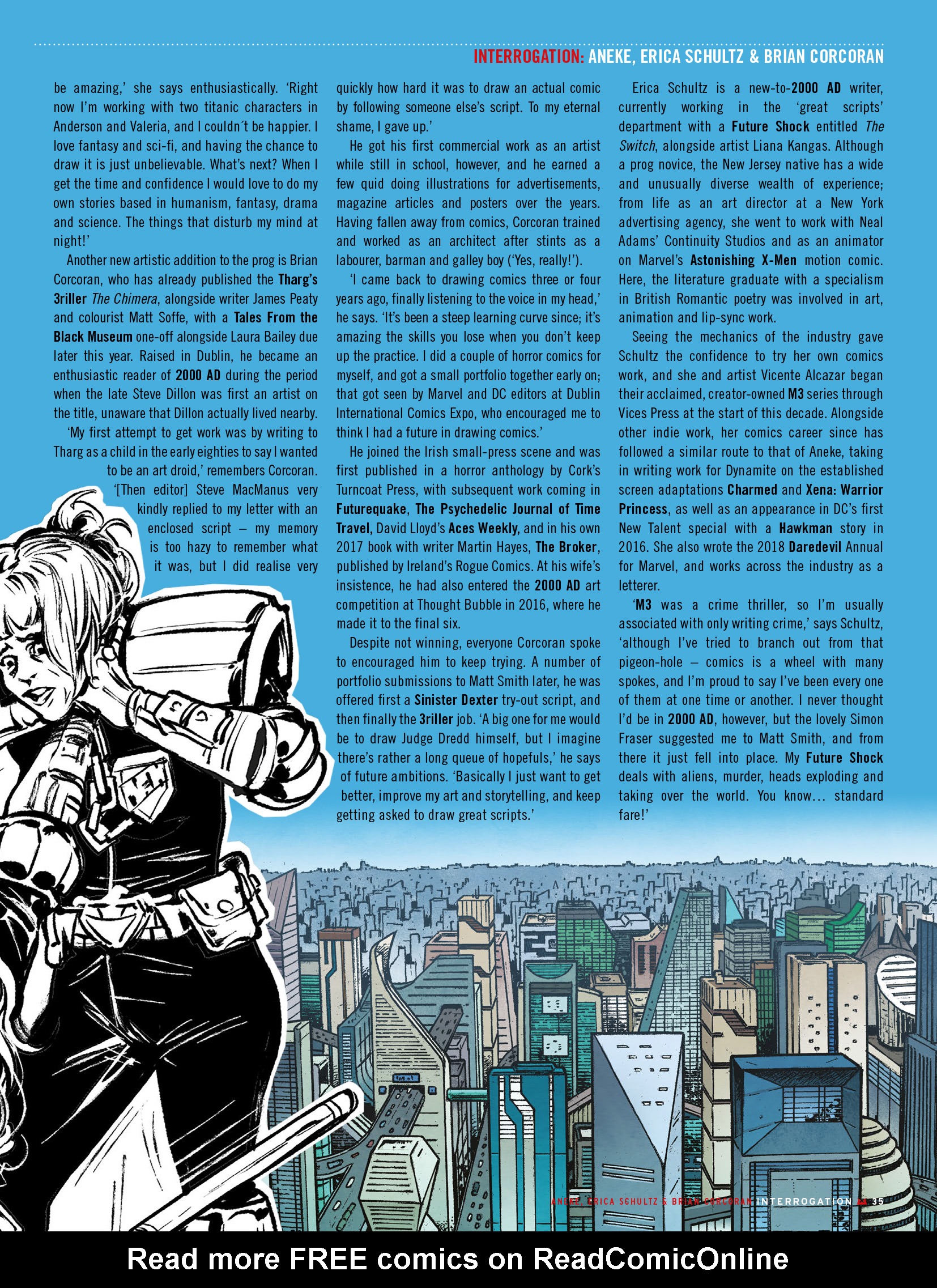 Read online Judge Dredd Megazine (Vol. 5) comic -  Issue #410 - 35