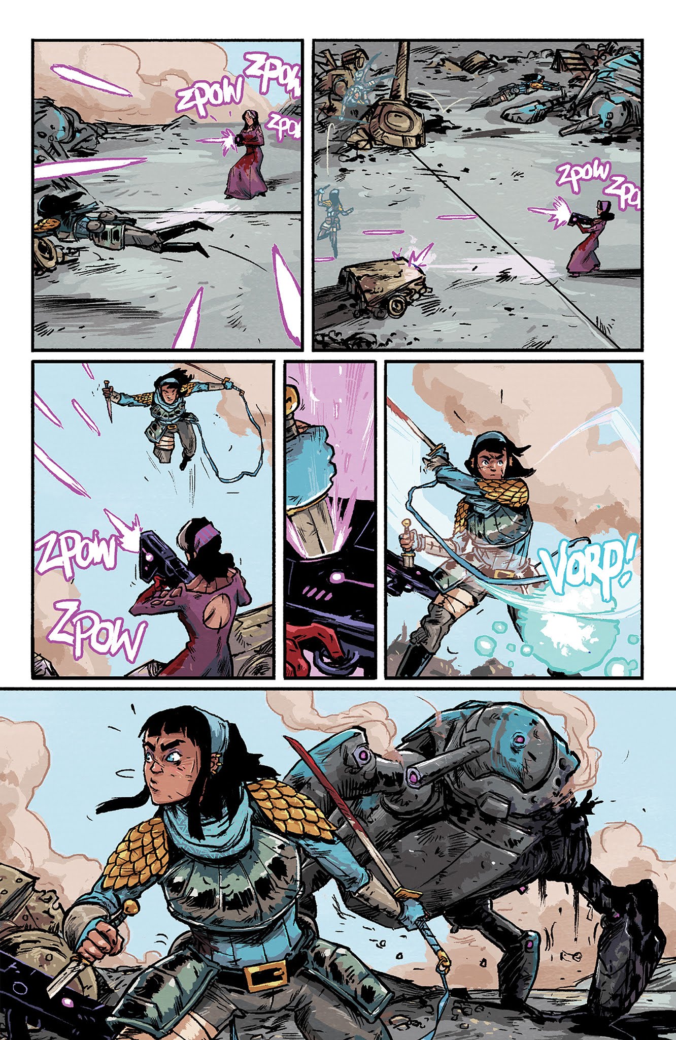 Read online Amala's Blade comic -  Issue #4 - 18