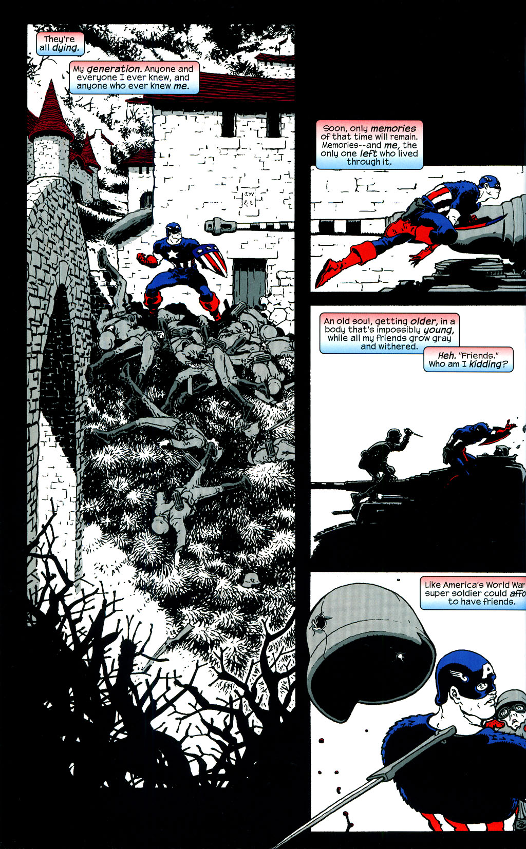 Read online Captain America: Red, White & Blue comic -  Issue # TPB - 42