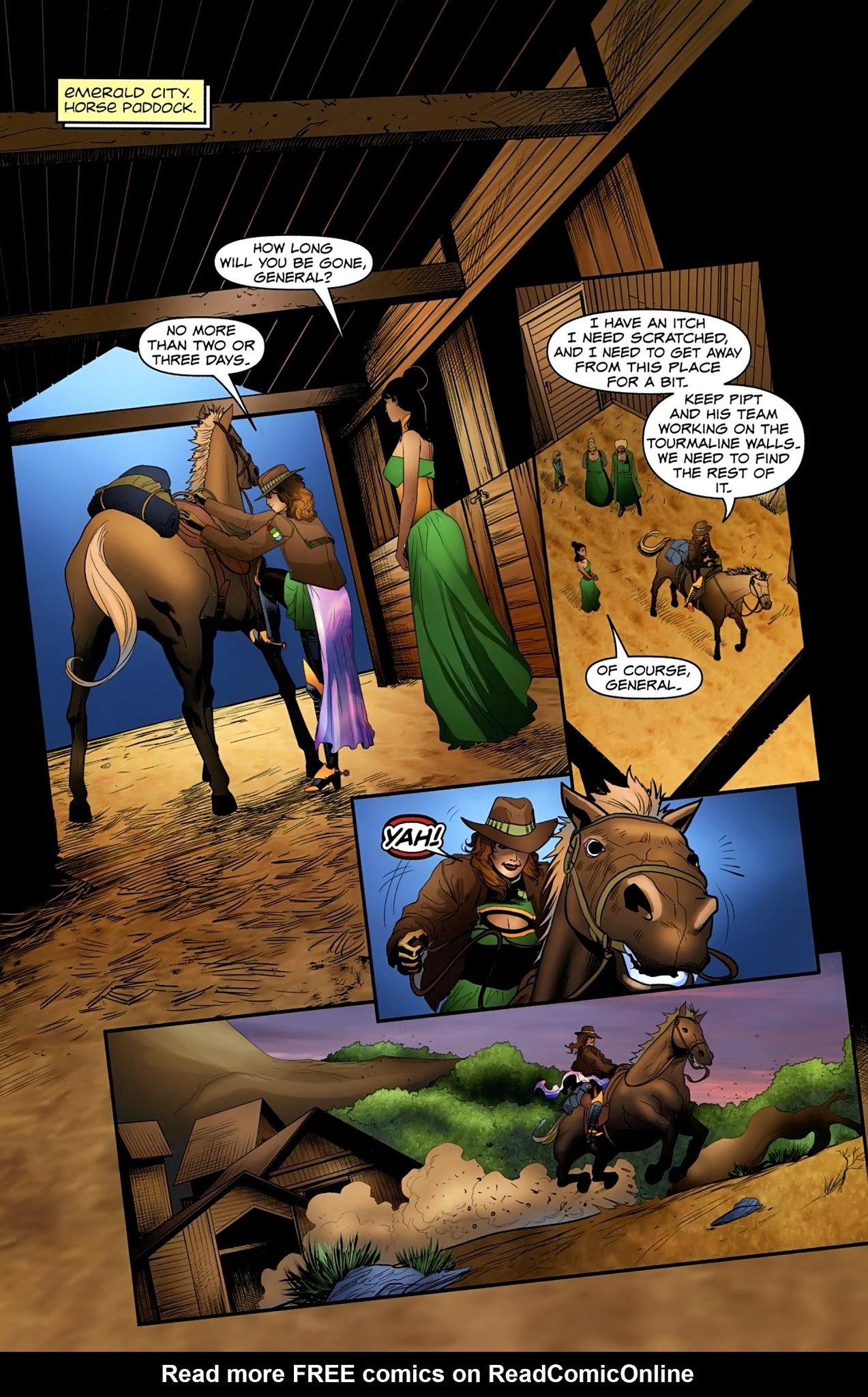 Read online Legend of Oz: The Wicked West comic -  Issue #4 - 14
