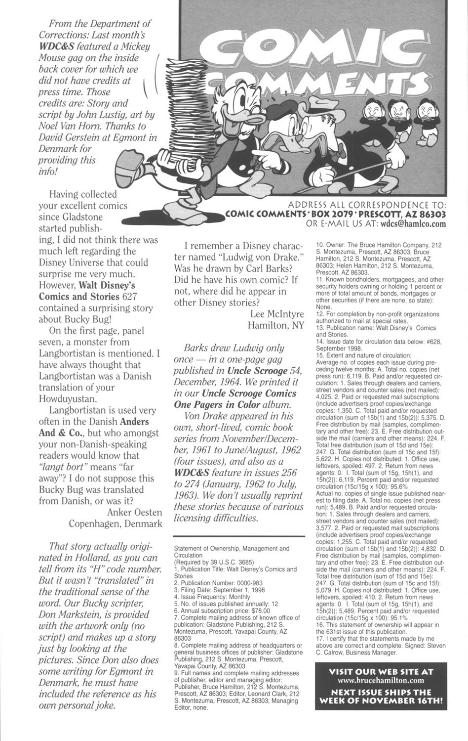 Read online Walt Disney's Comics and Stories comic -  Issue #631 - 2