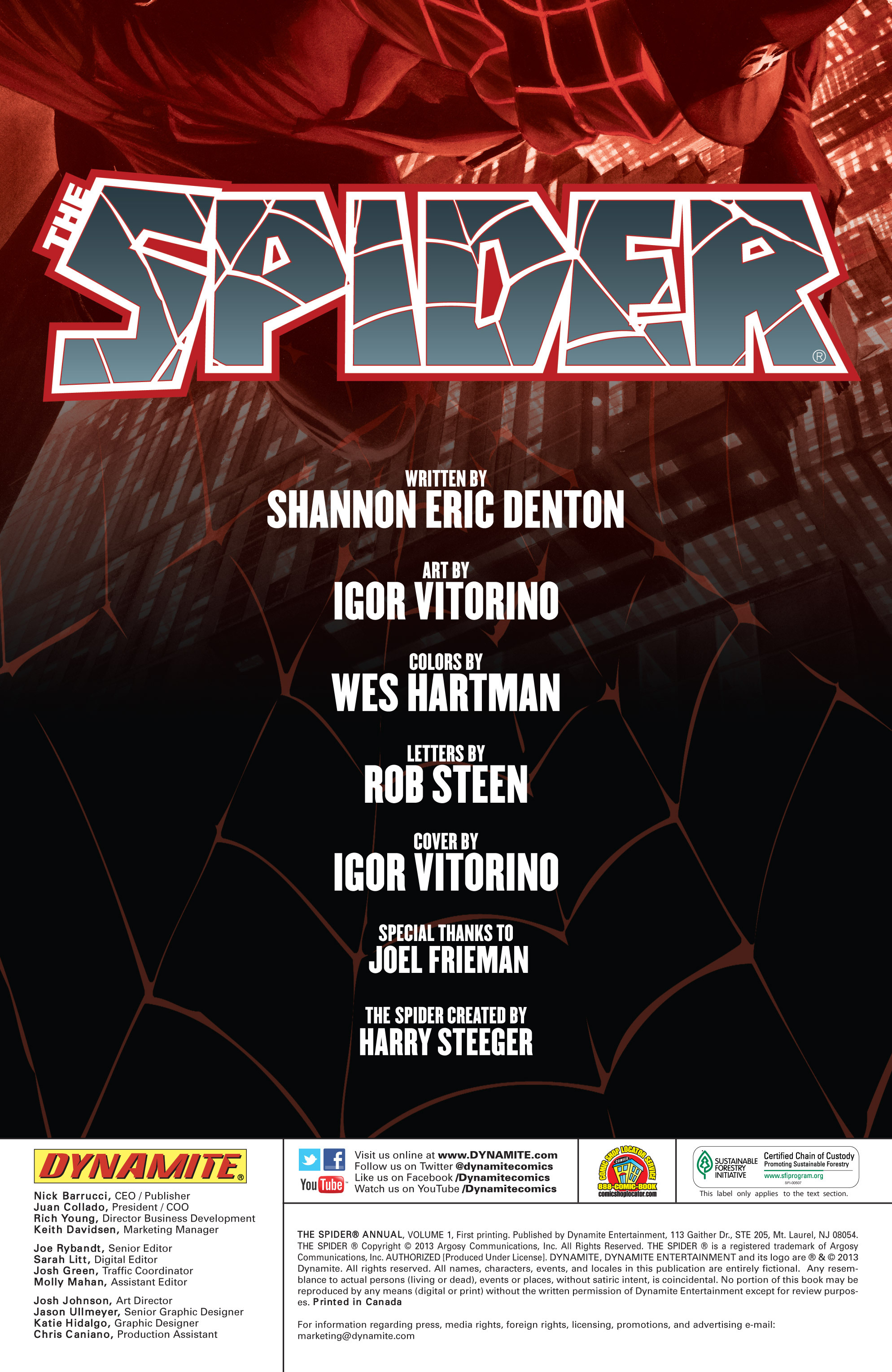 Read online The Spider comic -  Issue # _Annual 1 - 2