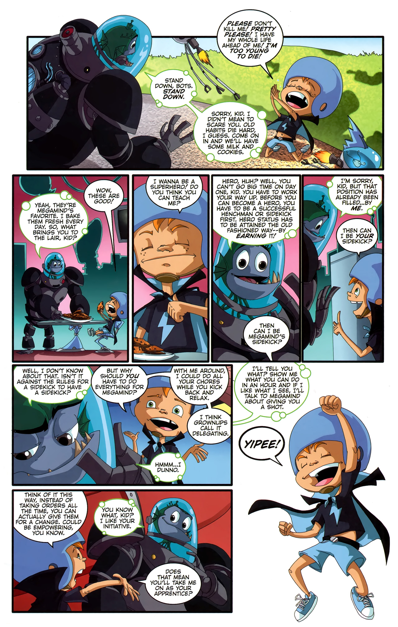 Read online Megamind: Bad. Blue. Brilliant. comic -  Issue #4 - 5