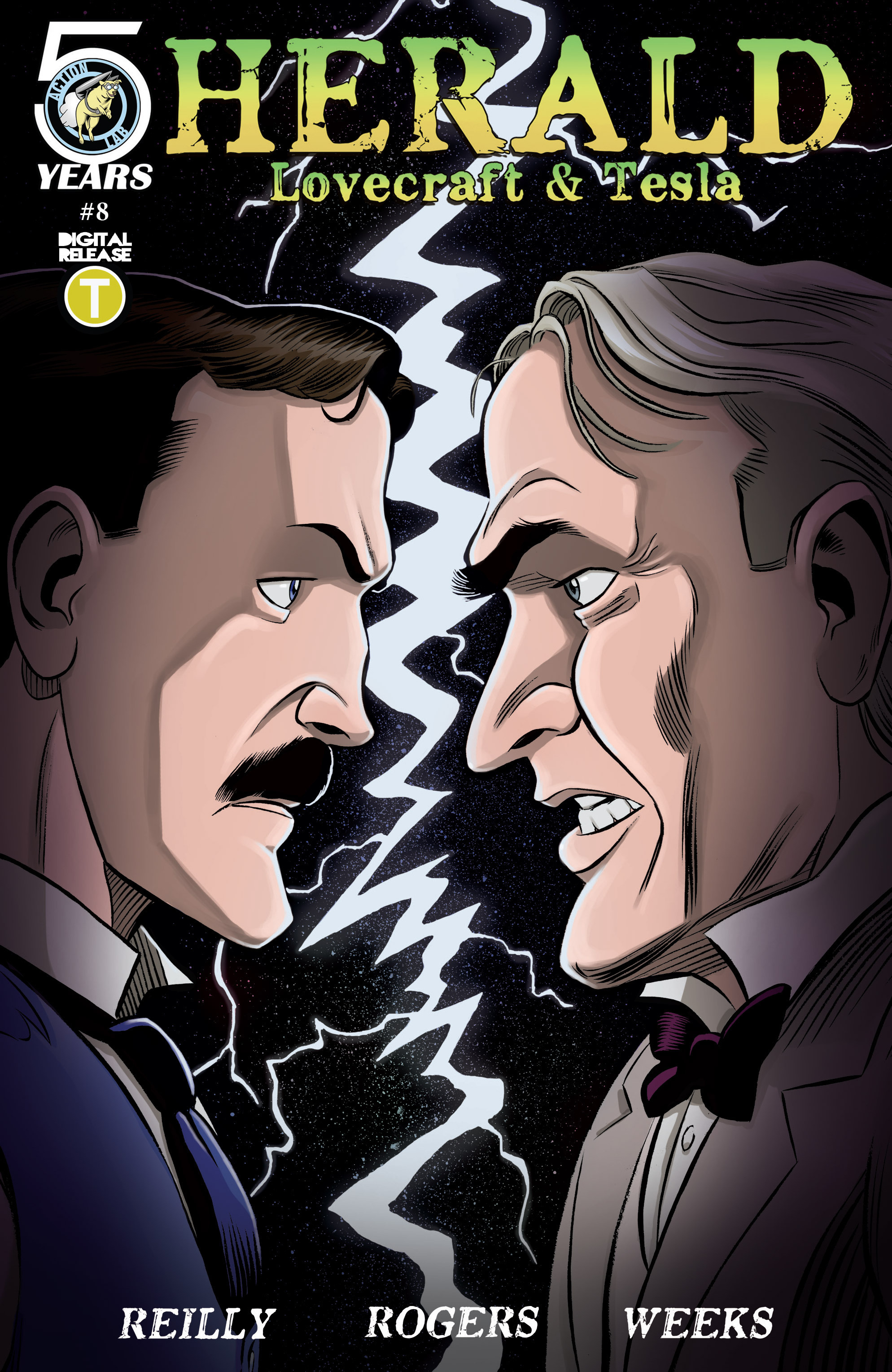 Read online Herald: Lovecraft and Tesla comic -  Issue #8 - 1
