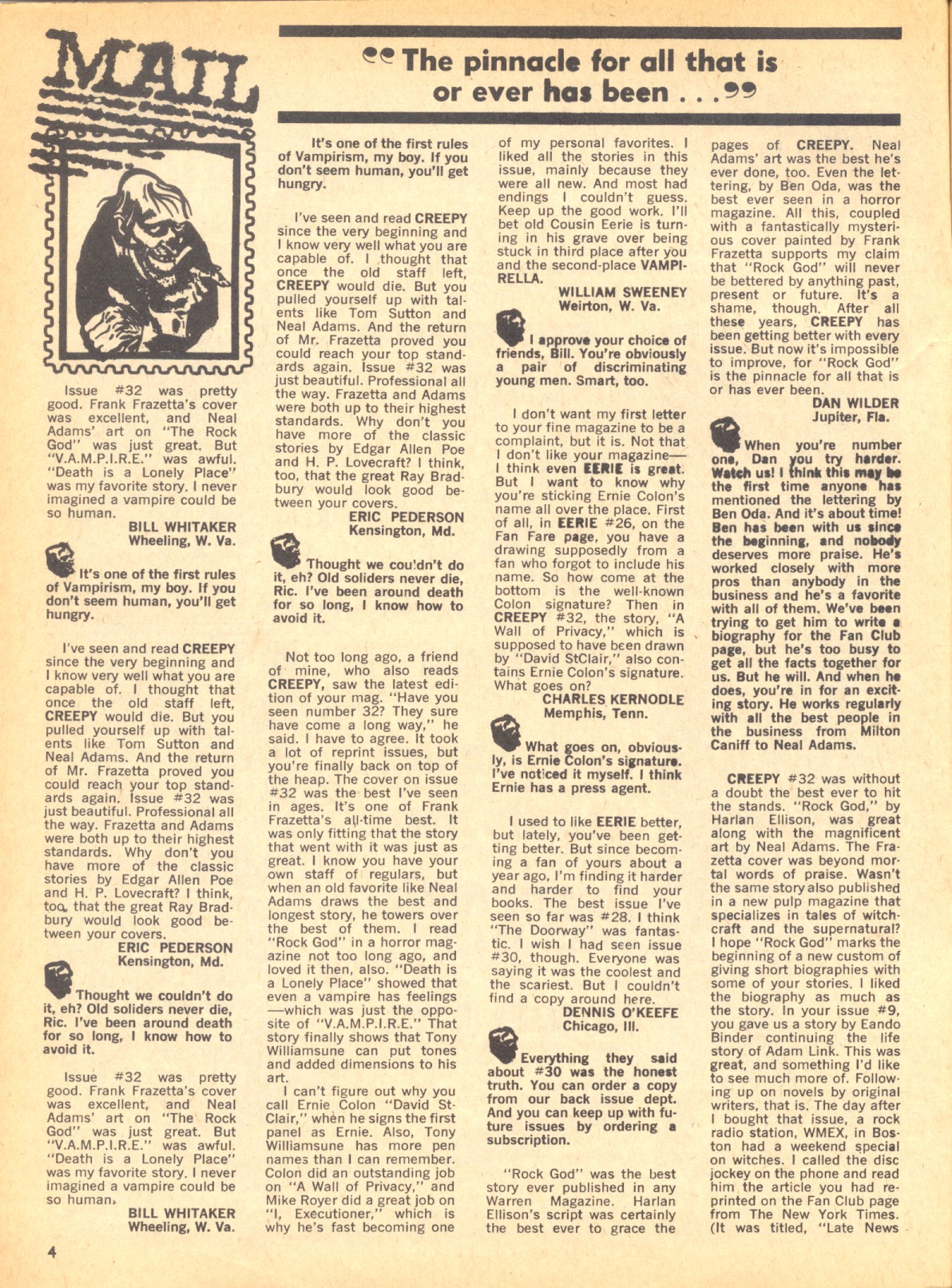 Read online Creepy (1964) comic -  Issue #34 - 4