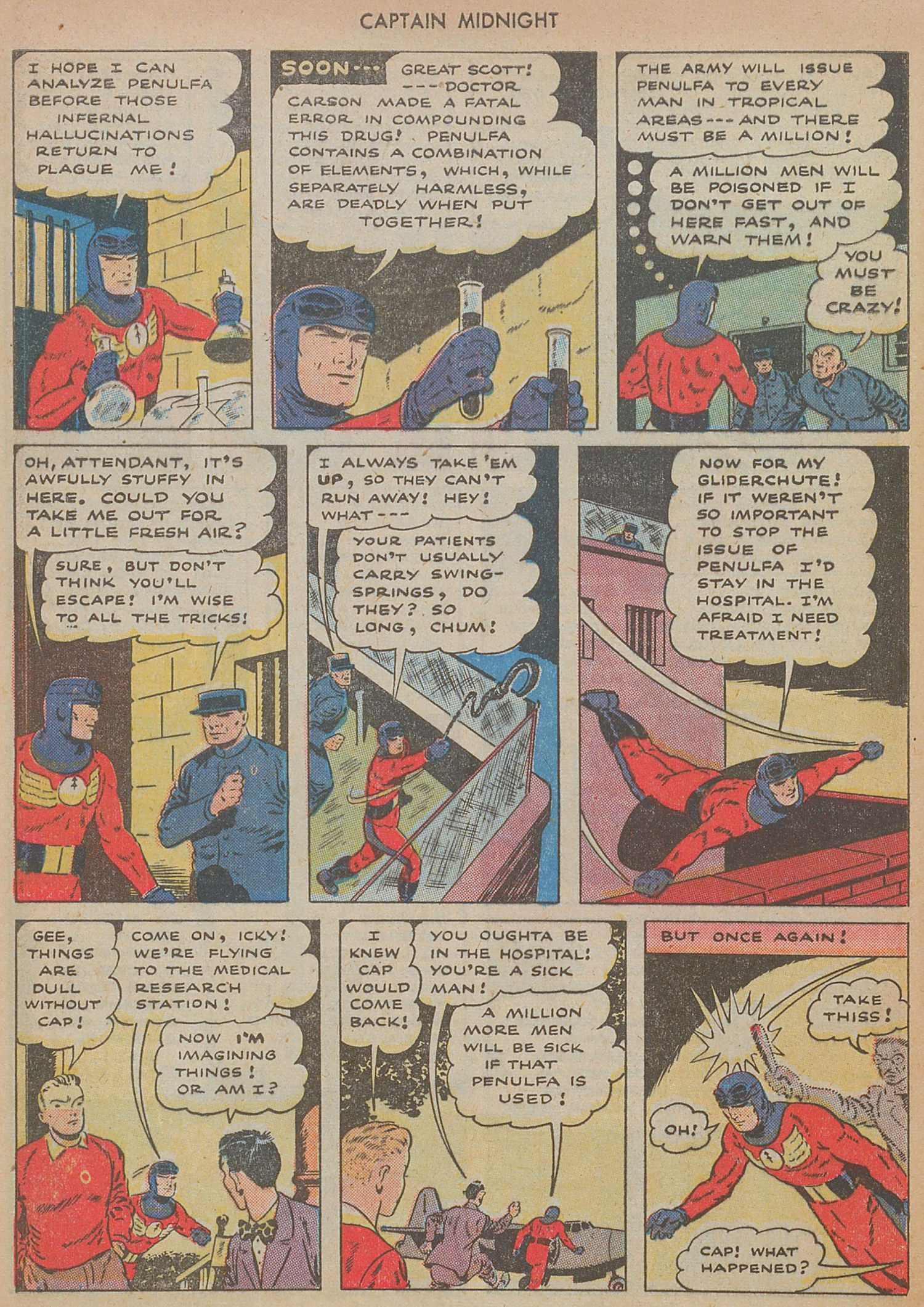 Read online Captain Midnight (1942) comic -  Issue #29 - 28