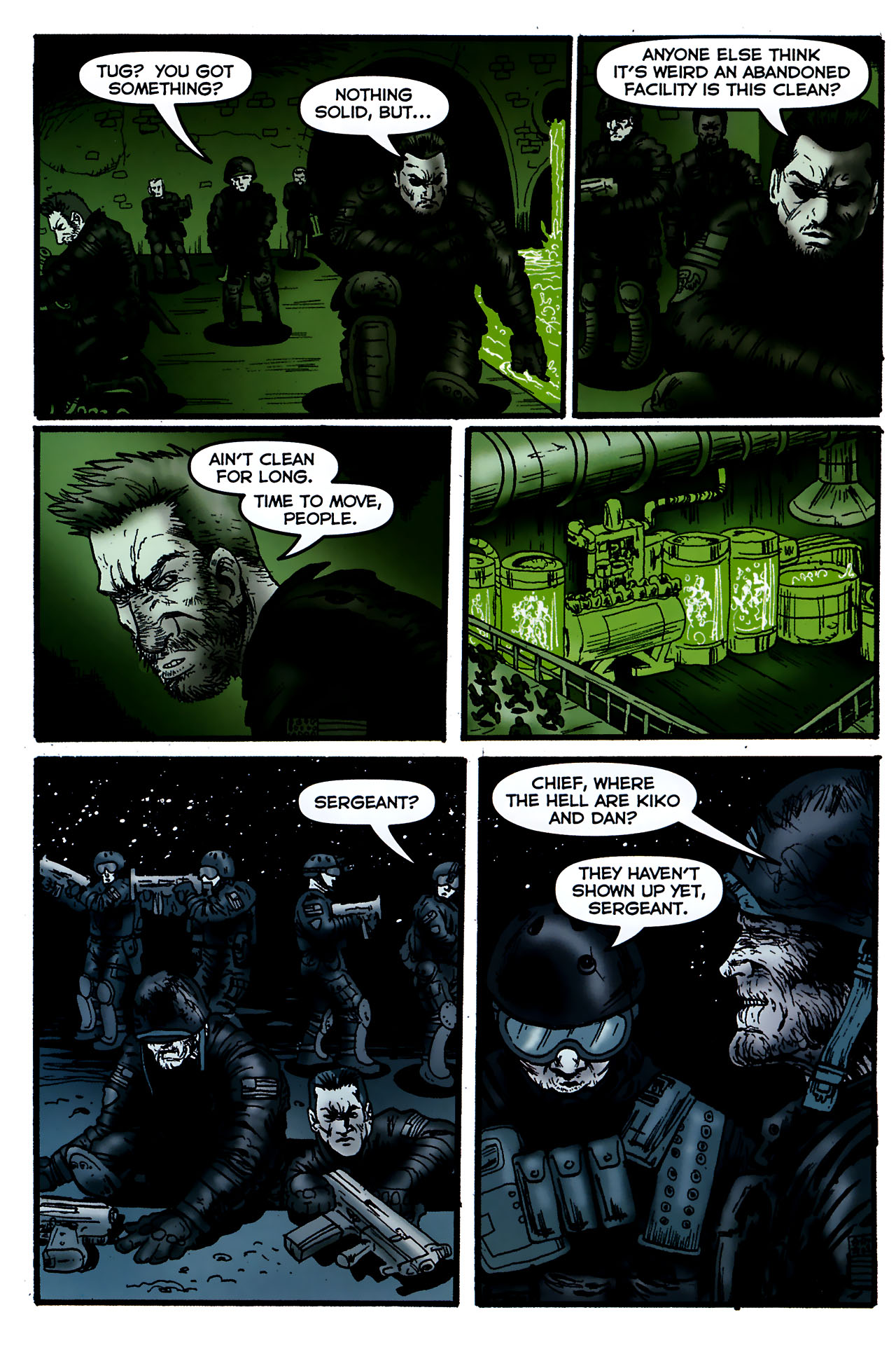 Read online Grunts comic -  Issue #3 - 16