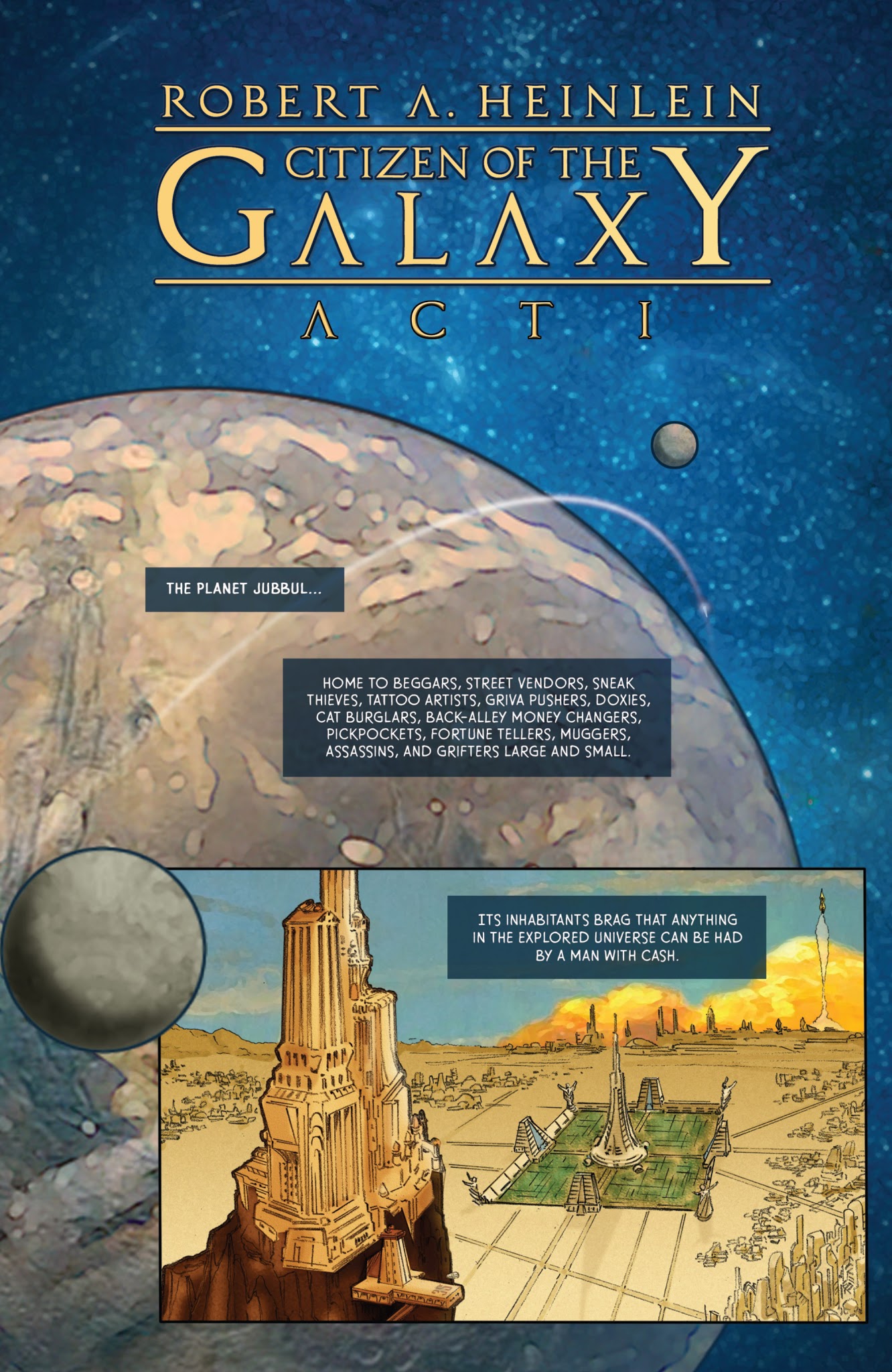 Read online Robert Heinlein's Citizen of the Galaxy comic -  Issue # TPB - 10