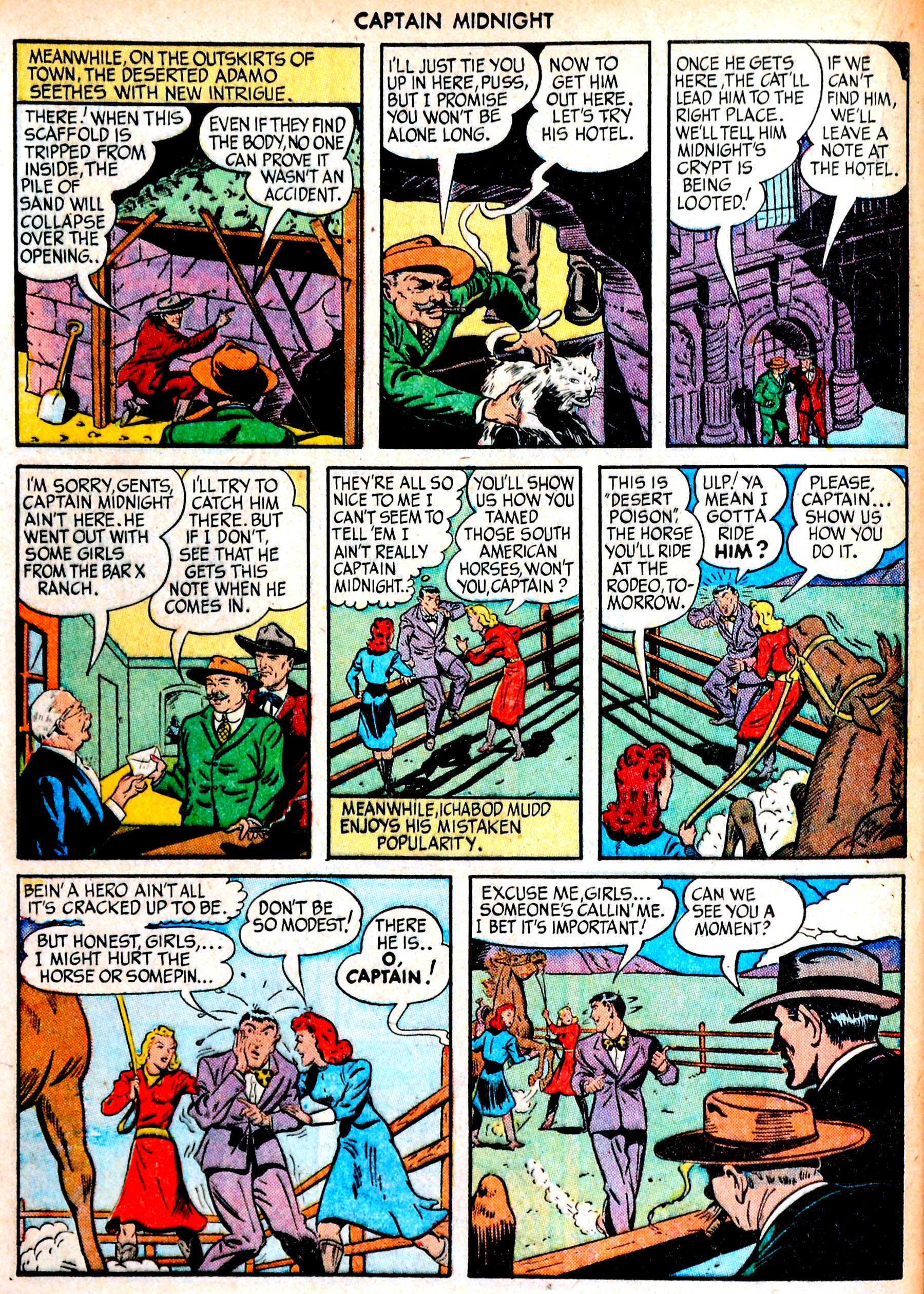 Read online Captain Midnight (1942) comic -  Issue #25 - 16