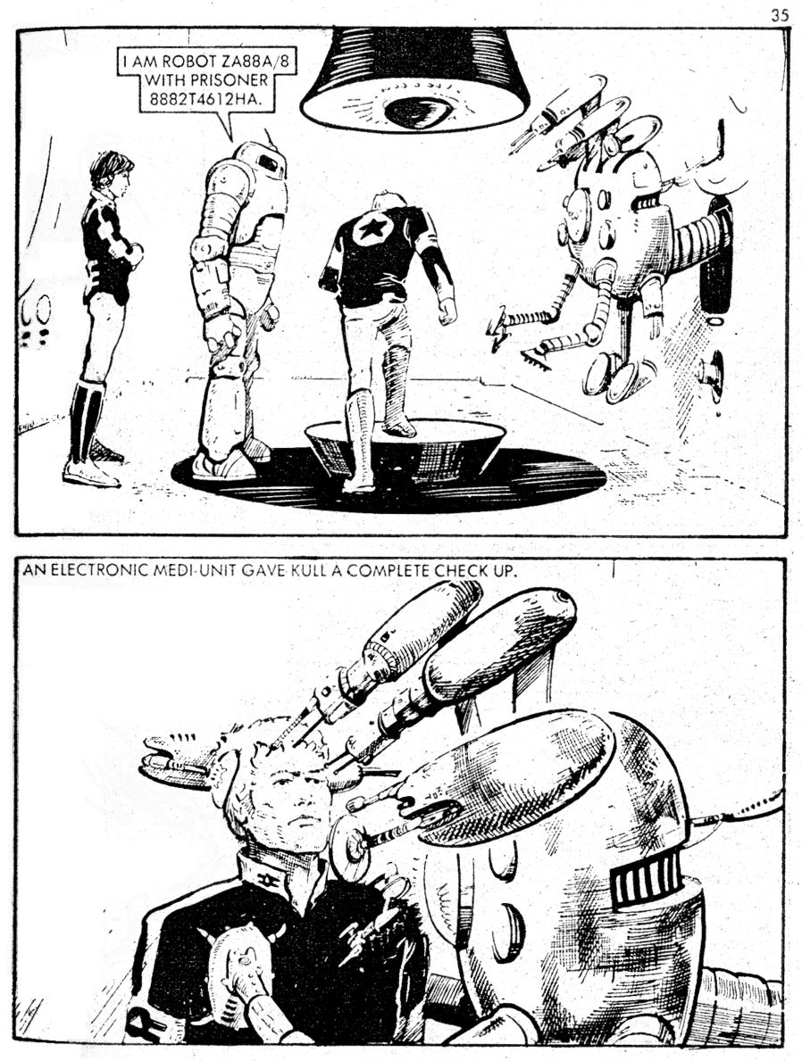 Read online Starblazer comic -  Issue #21 - 35