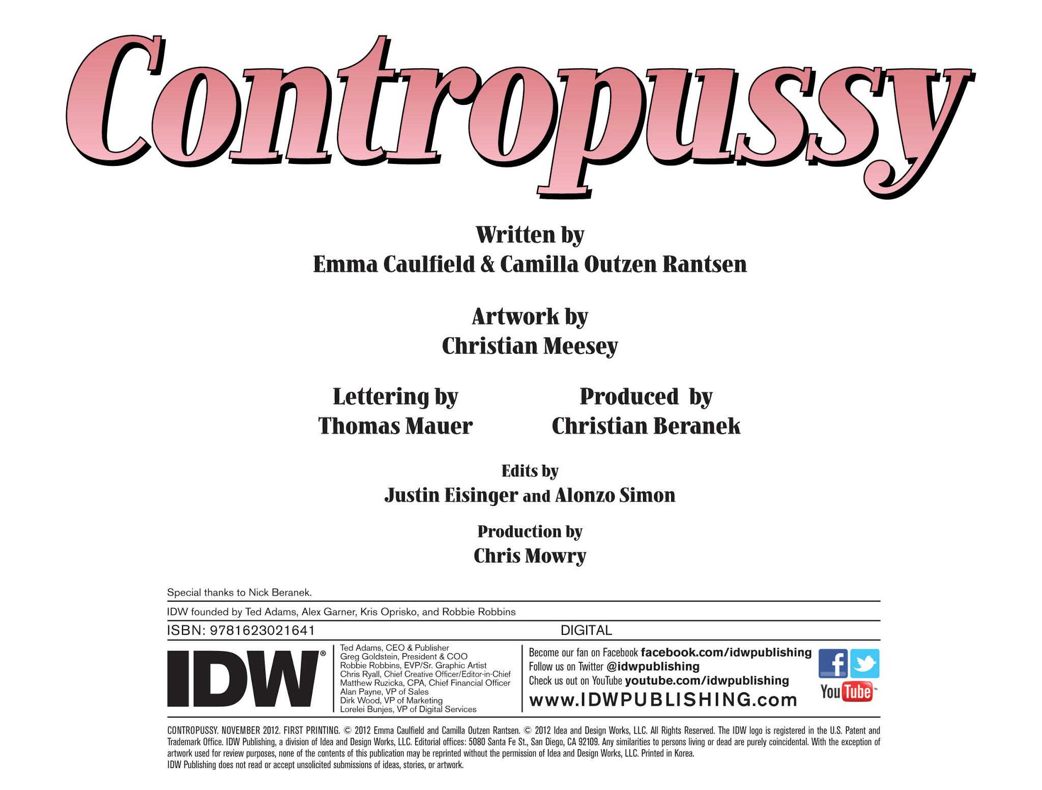 Read online Contropussy comic -  Issue # TPB - 2