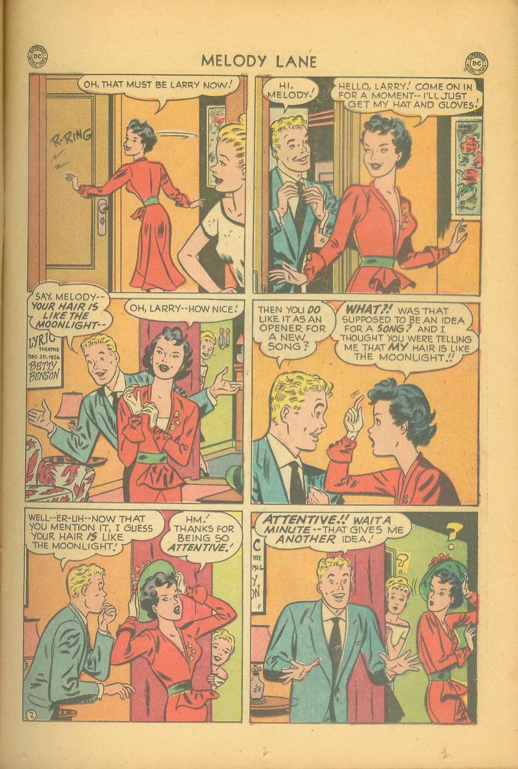 Read online Miss Melody Lane of Broadway comic -  Issue #1 - 15