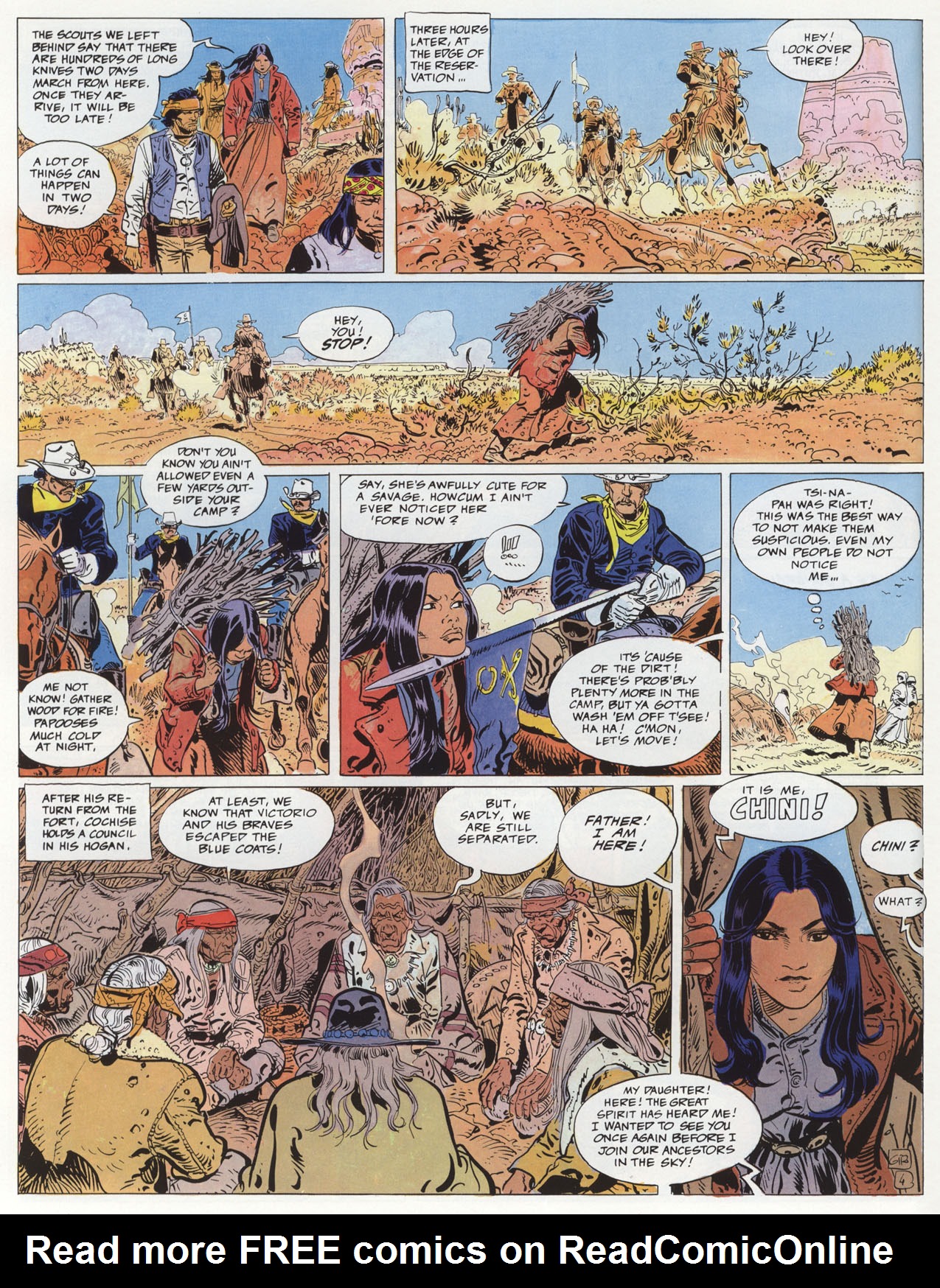 Read online Epic Graphic Novel: Blueberry comic -  Issue #4 - 56