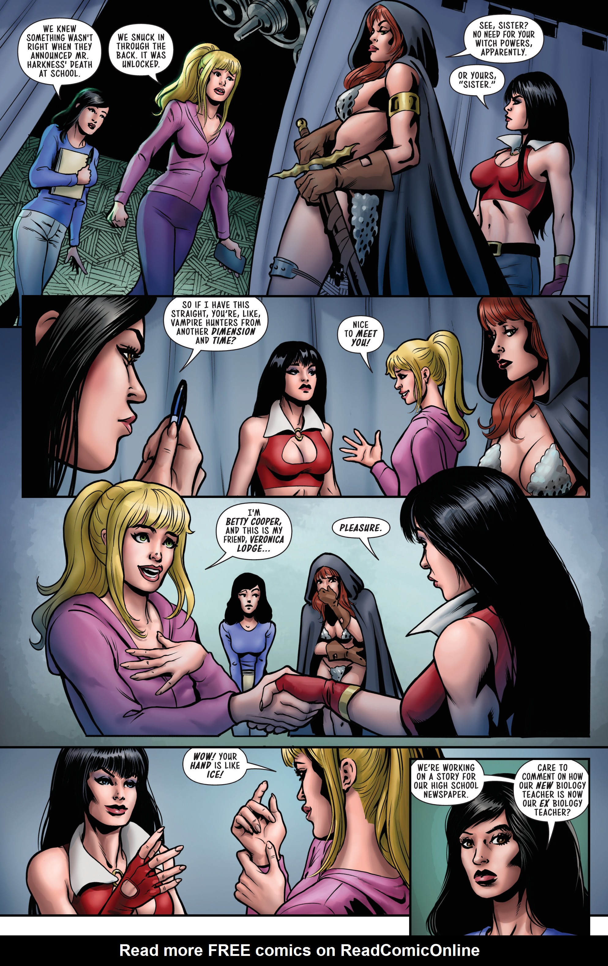 Read online Red Sonja and Vampirella Meet Betty and Veronica comic -  Issue #1 - 17