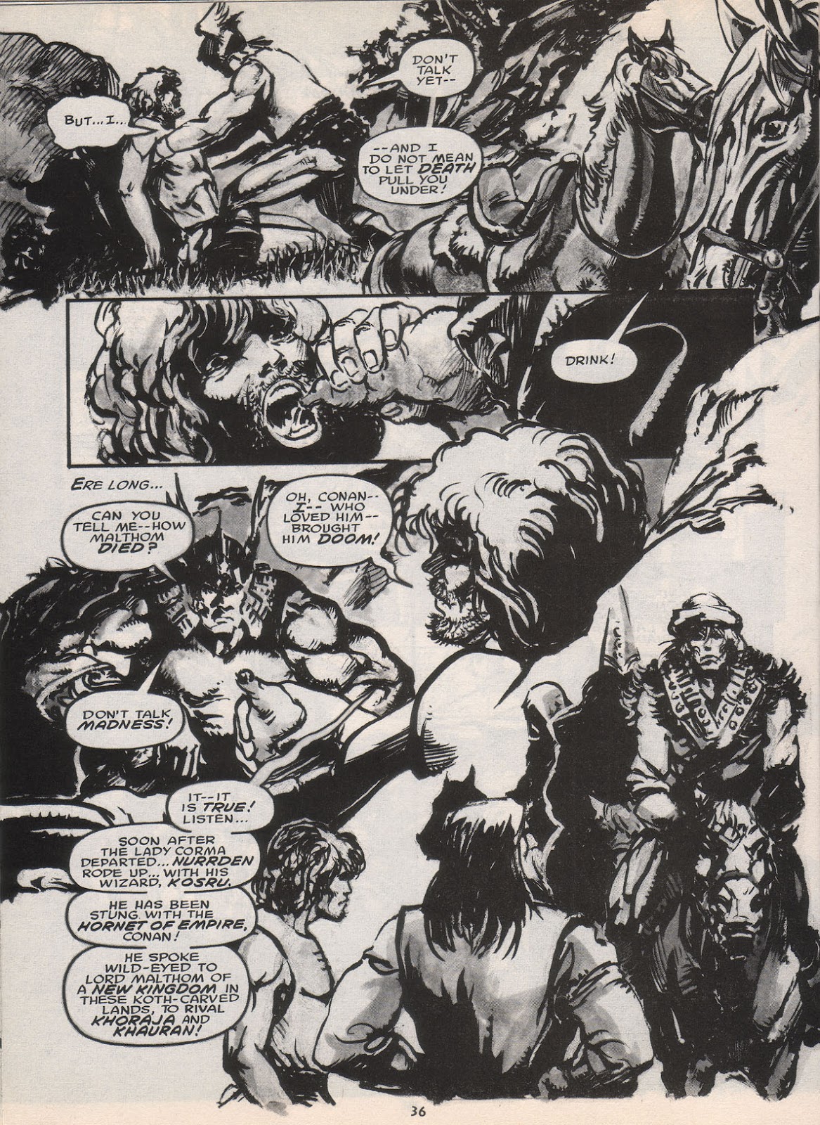 The Savage Sword Of Conan issue 222 - Page 37