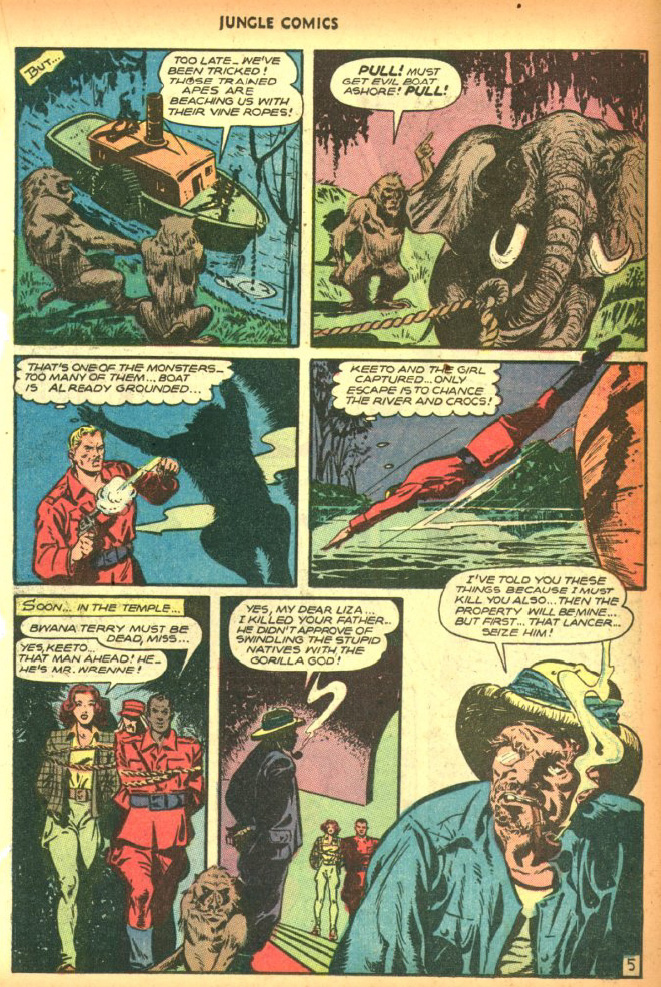 Read online Jungle Comics comic -  Issue #90 - 25