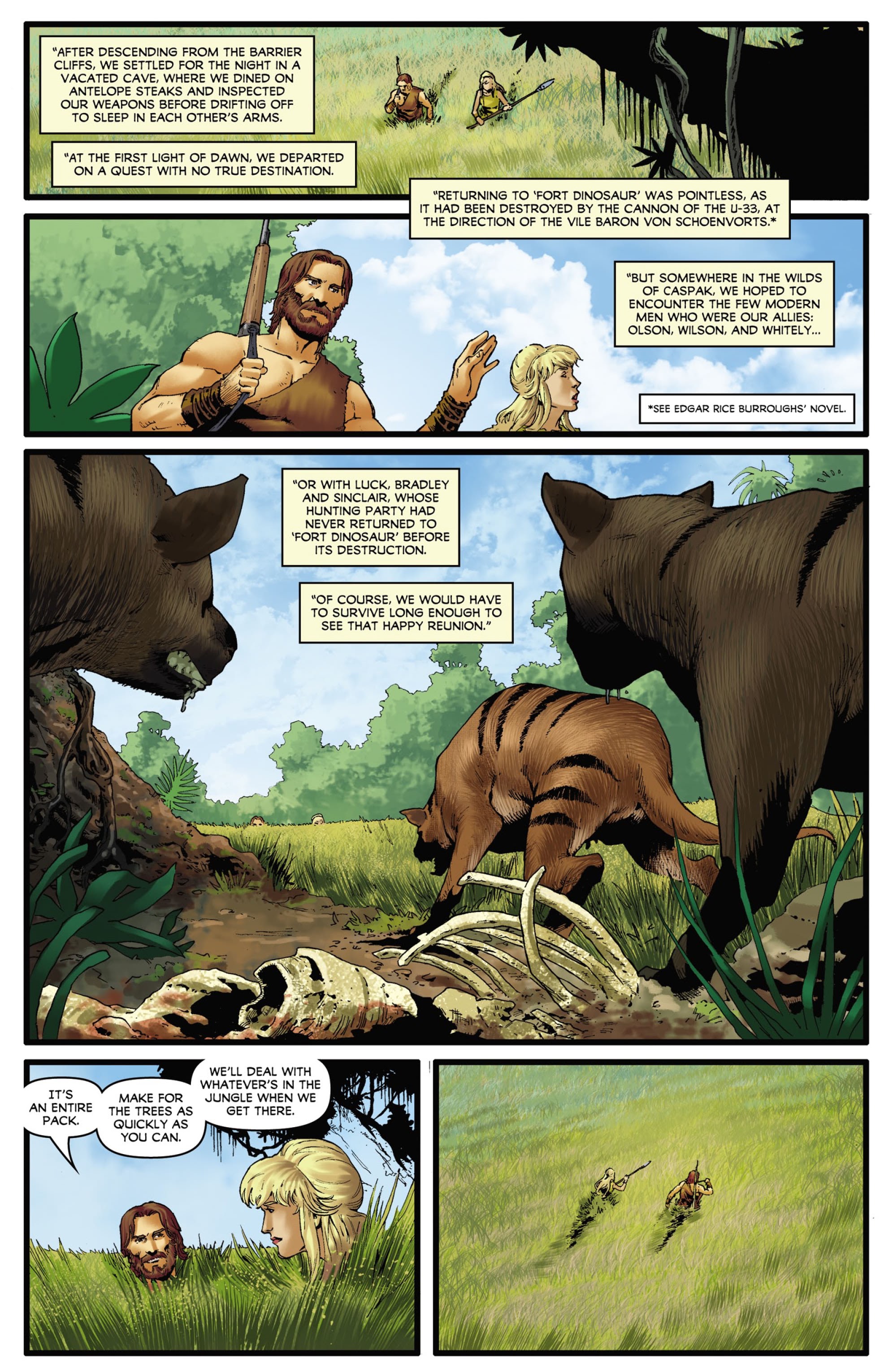 Read online The Land That Time Forgot: Fearless comic -  Issue #1 - 5