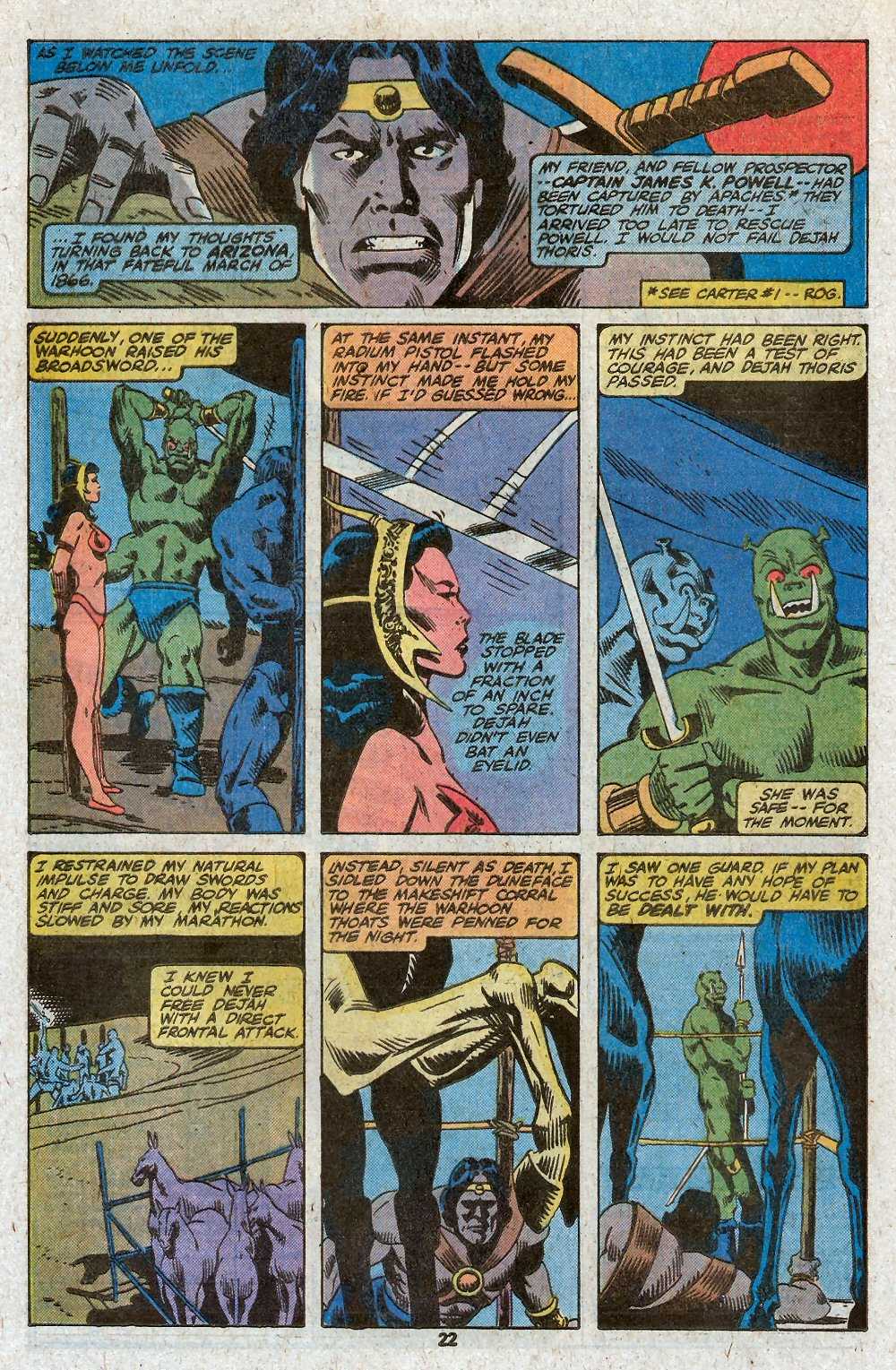 Read online John Carter Warlord of Mars comic -  Issue #27 - 24