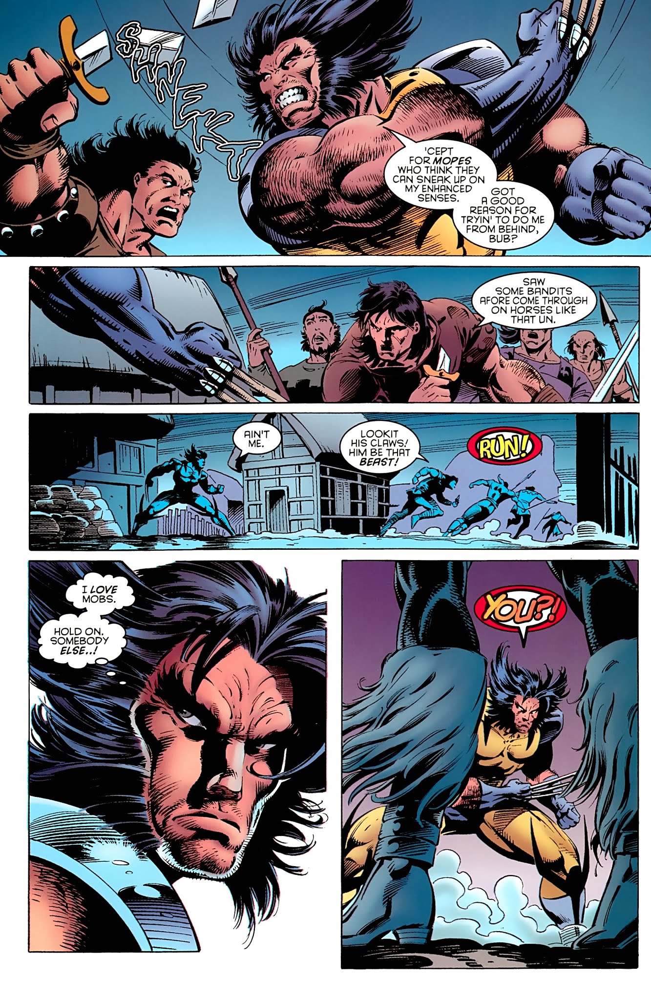 Read online Wolverine: Knight of Terra comic -  Issue # Full - 32