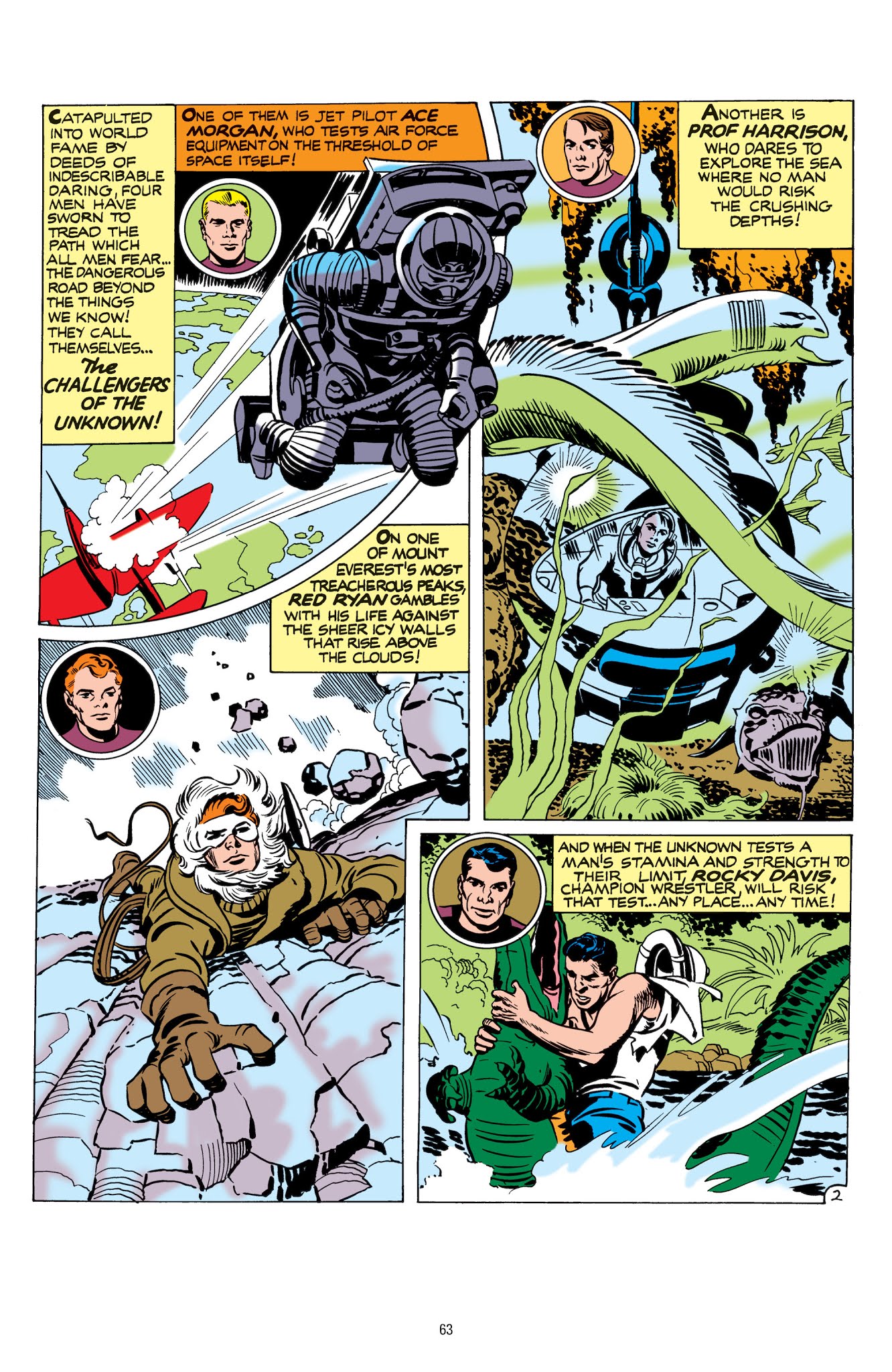 Read online Challengers of the Unknown by Jack Kirby comic -  Issue # TPB (Part 1) - 63