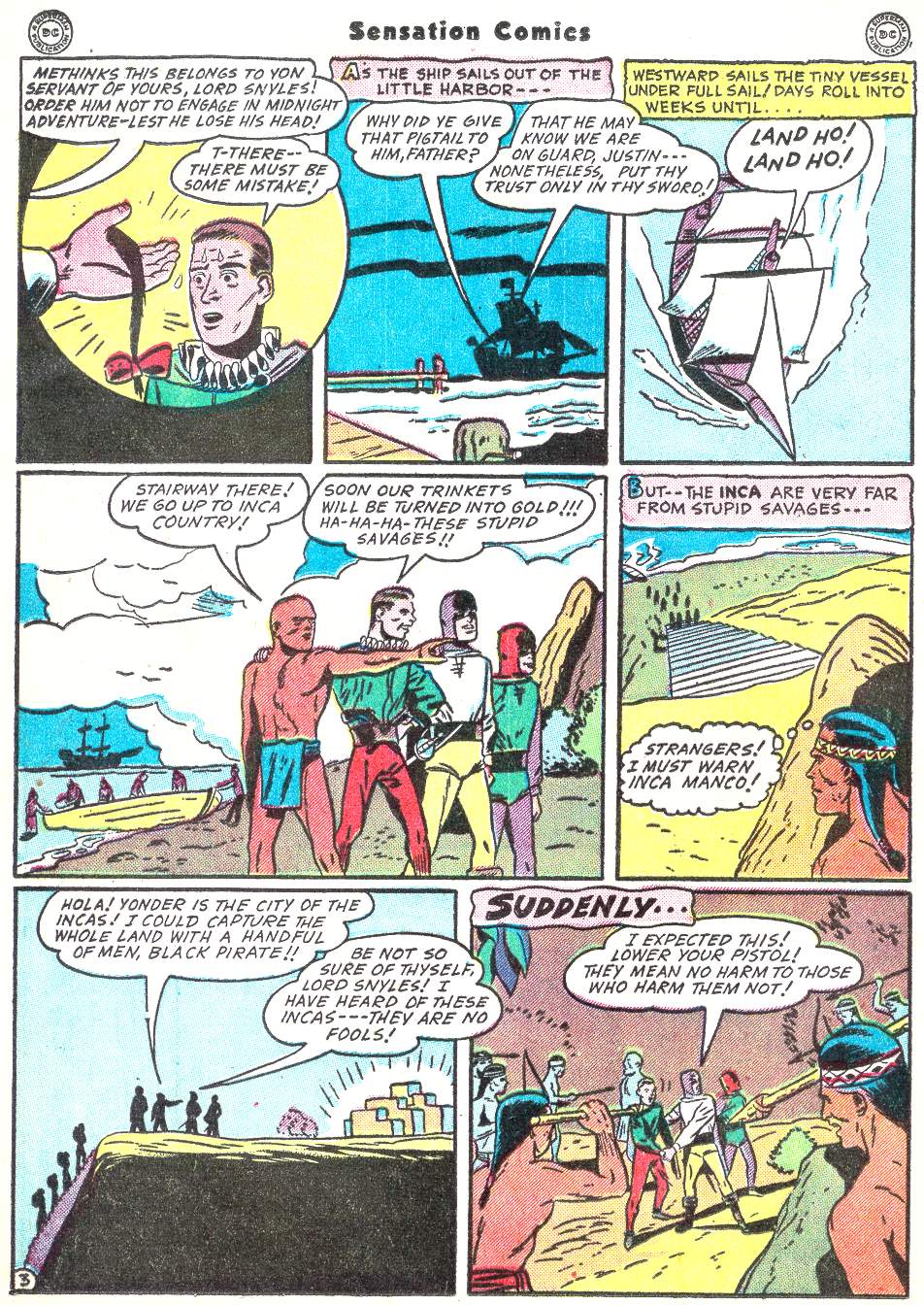 Read online Sensation (Mystery) Comics comic -  Issue #50 - 34