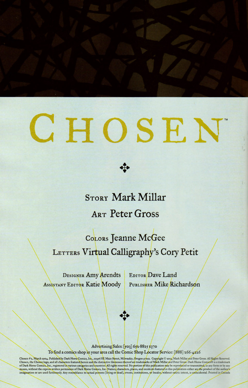 Read online Chosen comic -  Issue #2 - 2