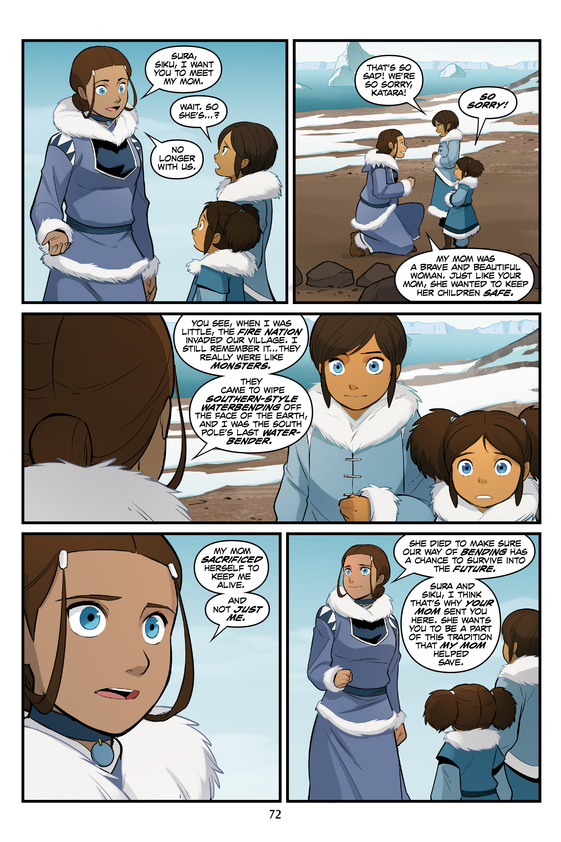 Read online Nickelodeon Avatar: The Last Airbender - North and South comic -  Issue #3 - 71