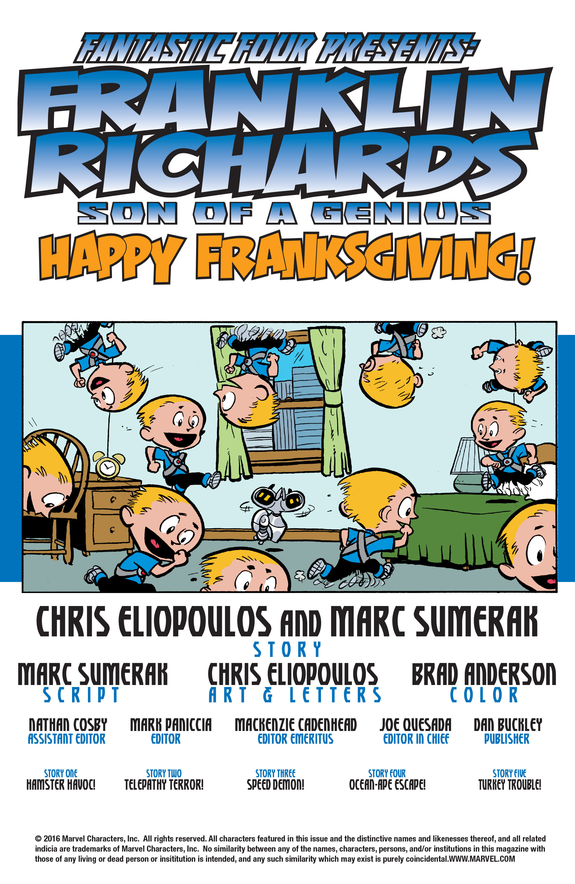 Read online Franklin Richards: Happy Franksgiving! comic -  Issue # Full - 2