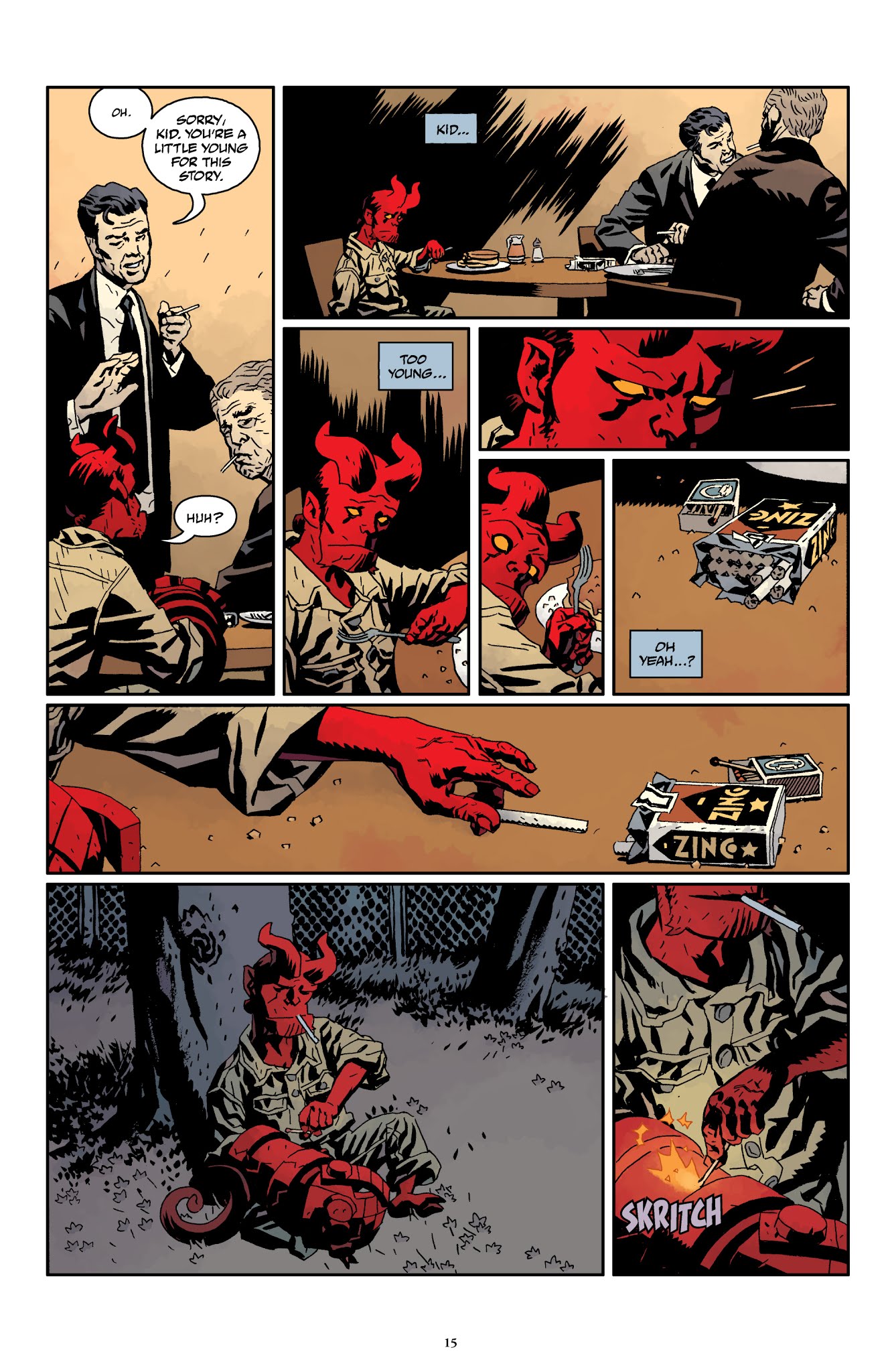 Read online Hellboy The Complete Short Stories comic -  Issue # TPB 1 (Part 1) - 16