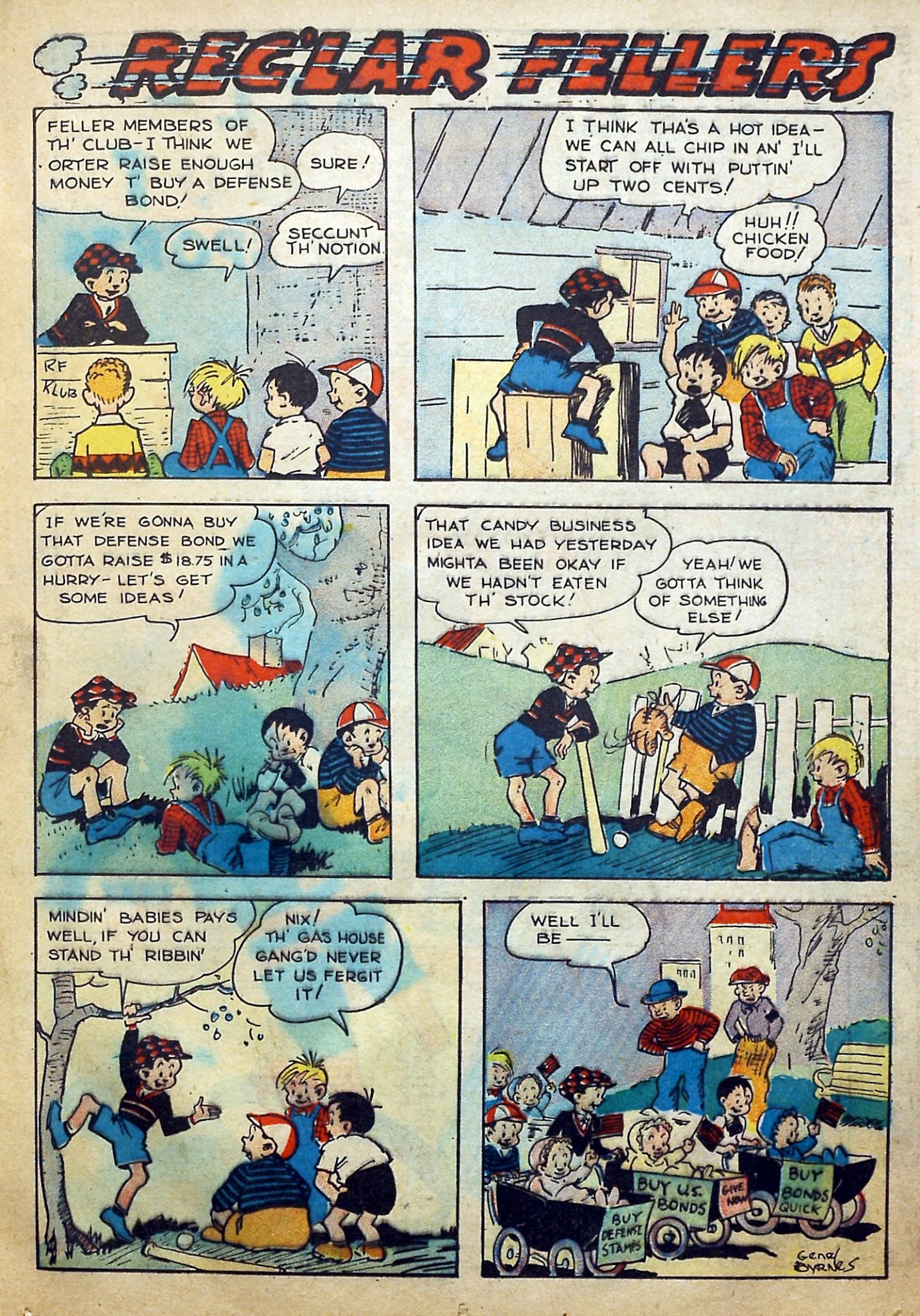 Read online Reg'lar Fellers Heroic Comics comic -  Issue #14 - 33