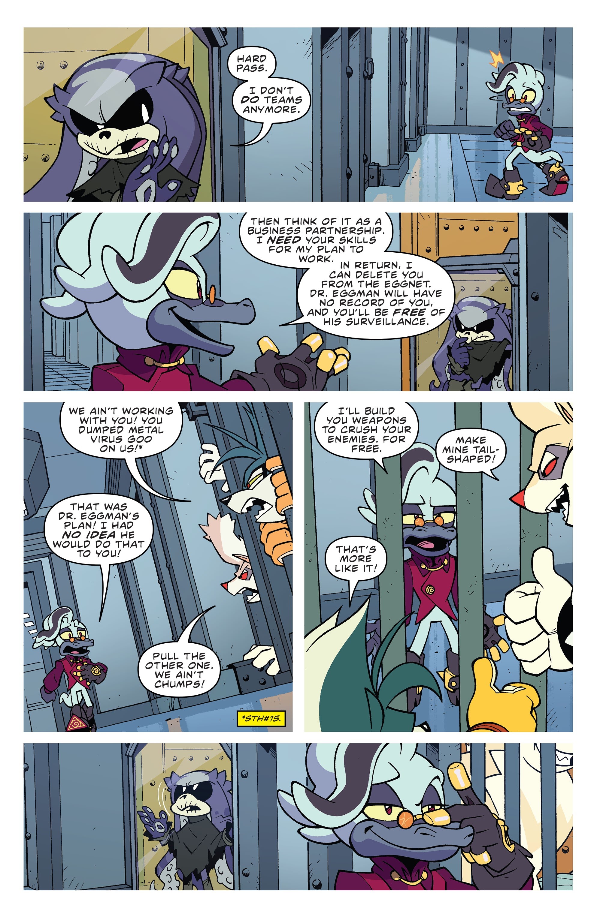 Read online Sonic the Hedgehog: Bad Guys comic -  Issue #1 - 12