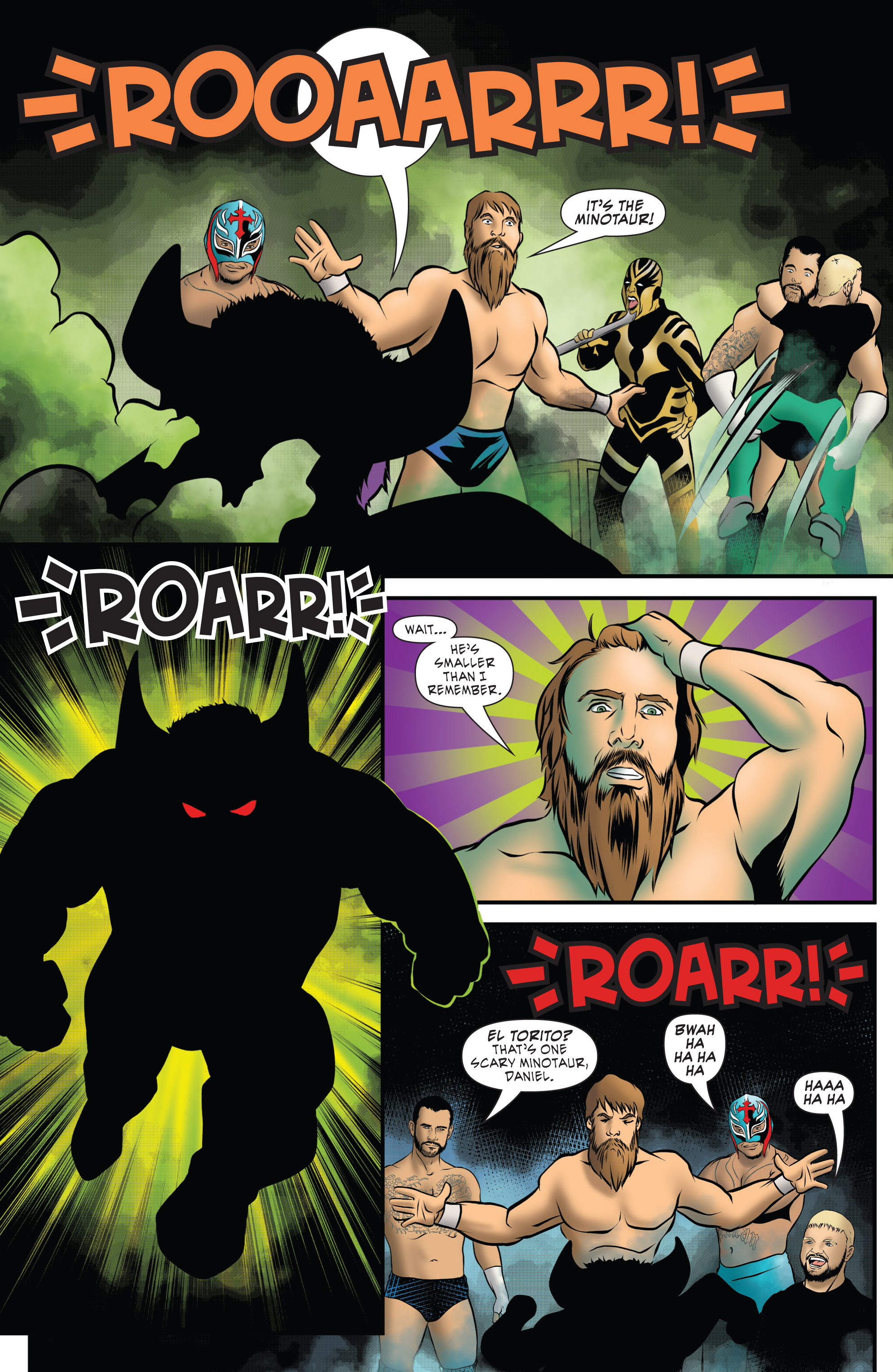 Read online WWE Superstars comic -  Issue #6 - 11