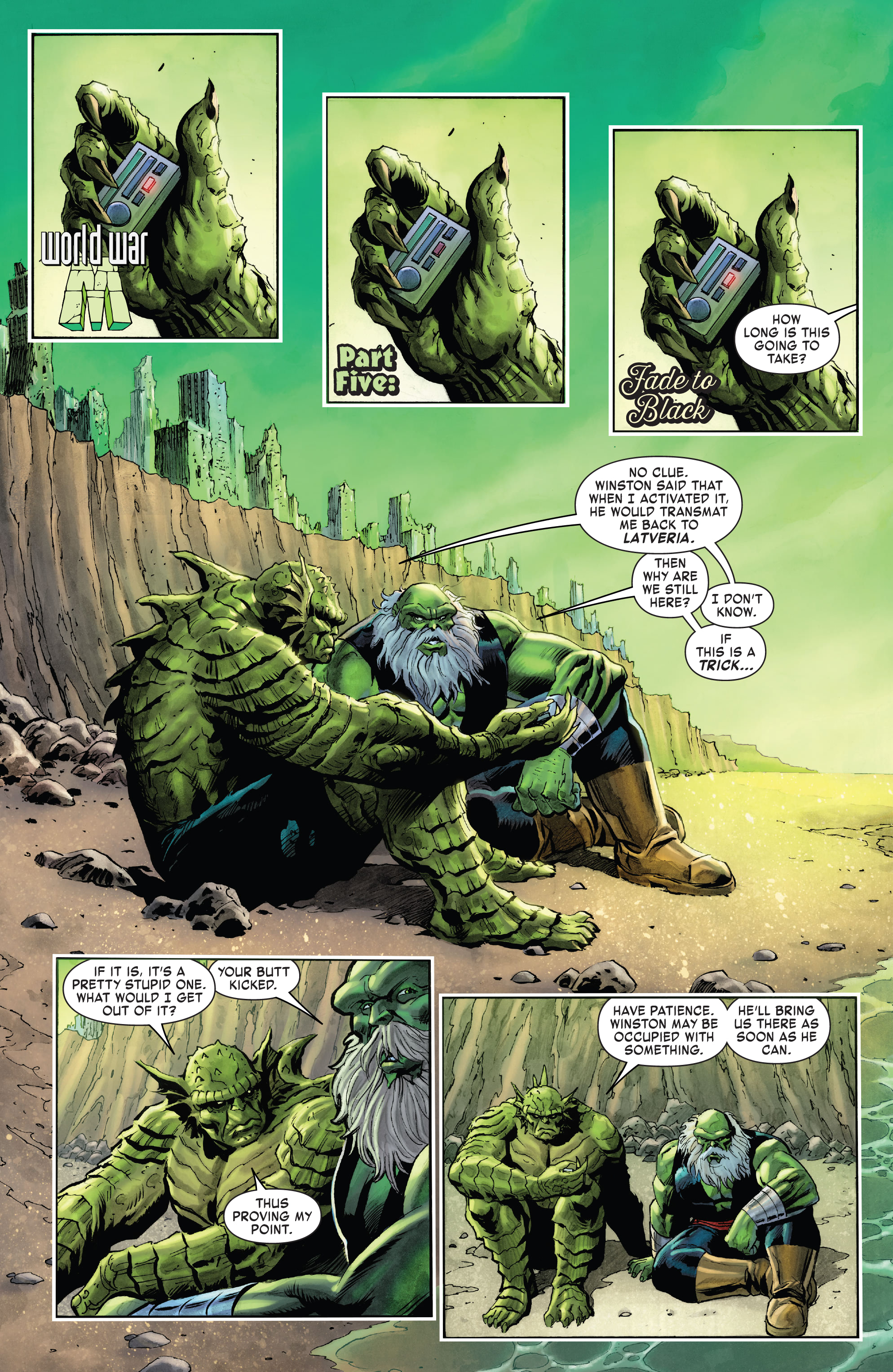 Read online Maestro: World War M comic -  Issue #5 - 4