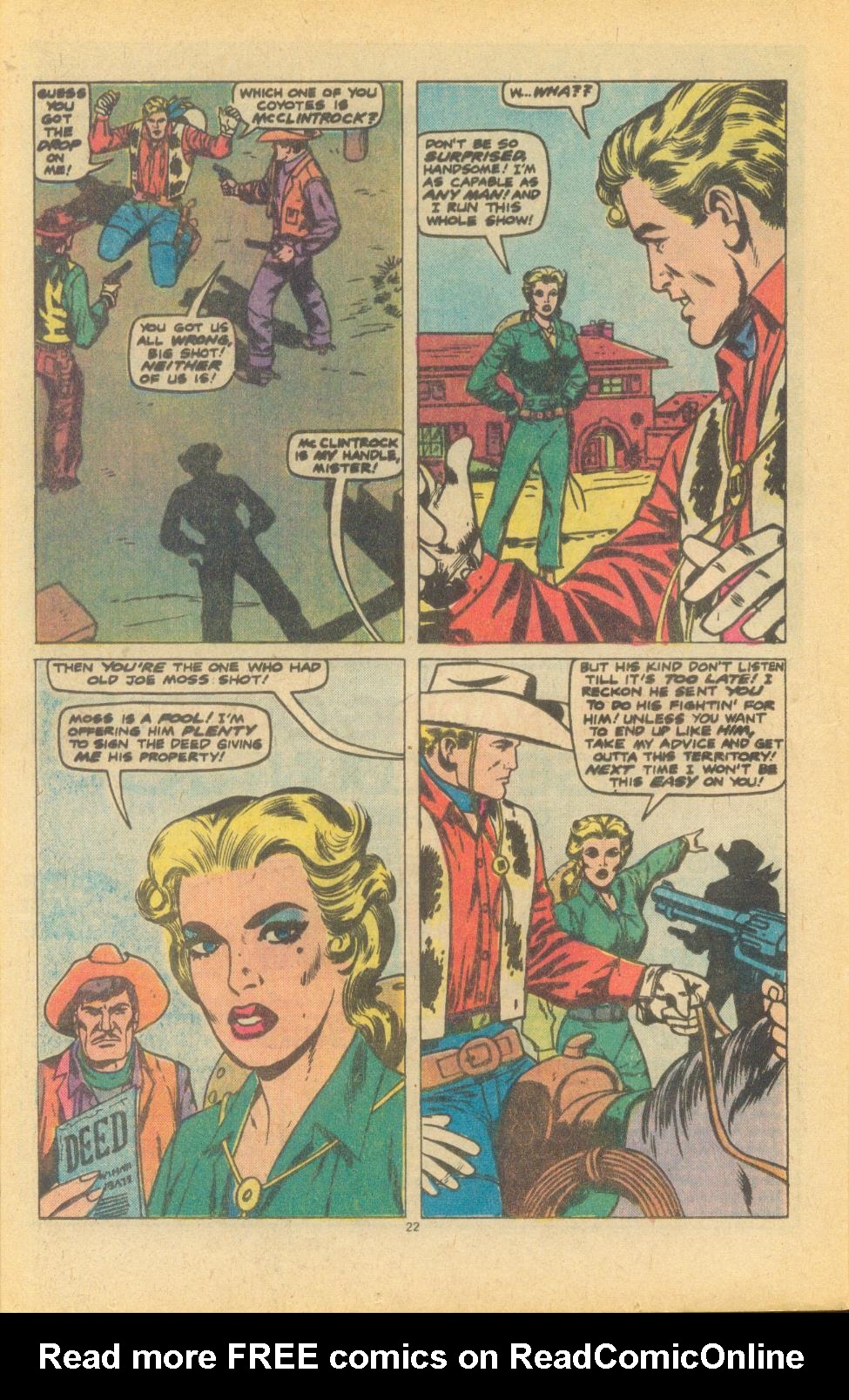 Read online Kid Colt Outlaw comic -  Issue #224 - 24