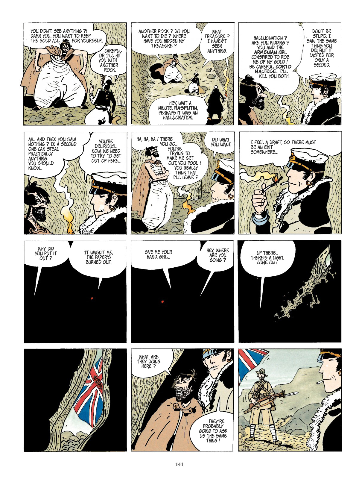 Read online Corto Maltese comic -  Issue # TPB 11 - 144
