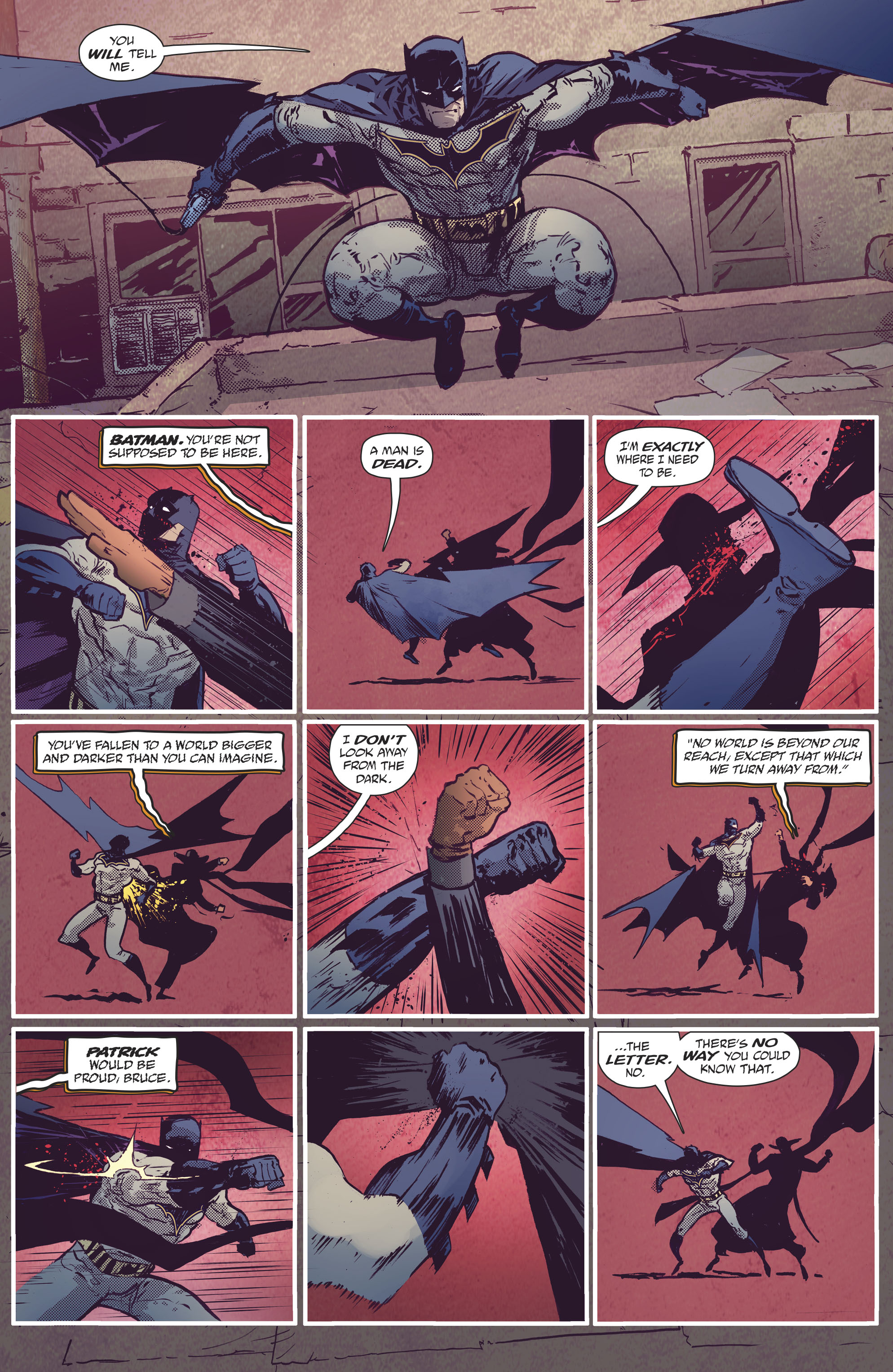 Read online Batman/Shadow comic -  Issue #1 - 14