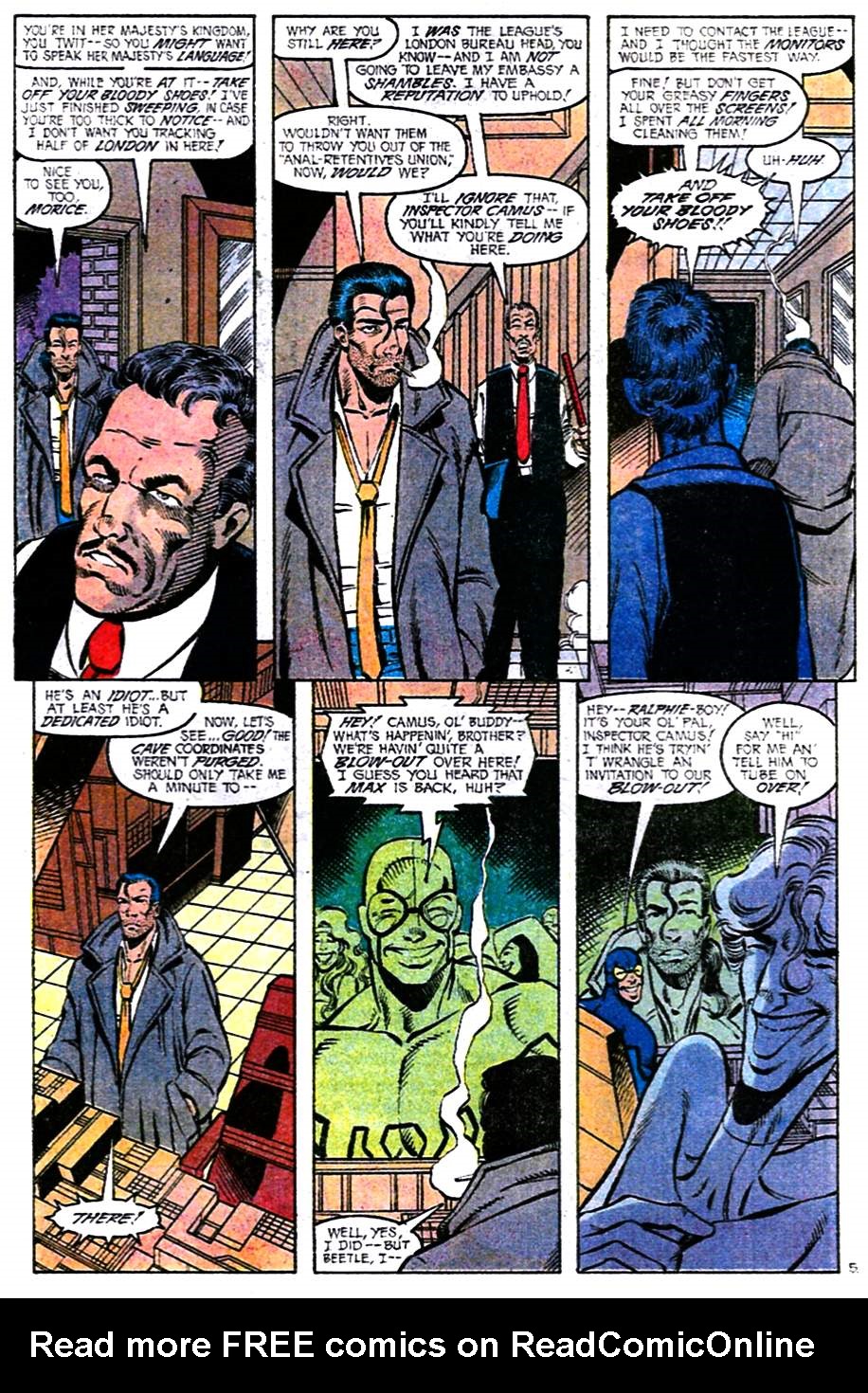 Read online Justice League America comic -  Issue #57 - 6