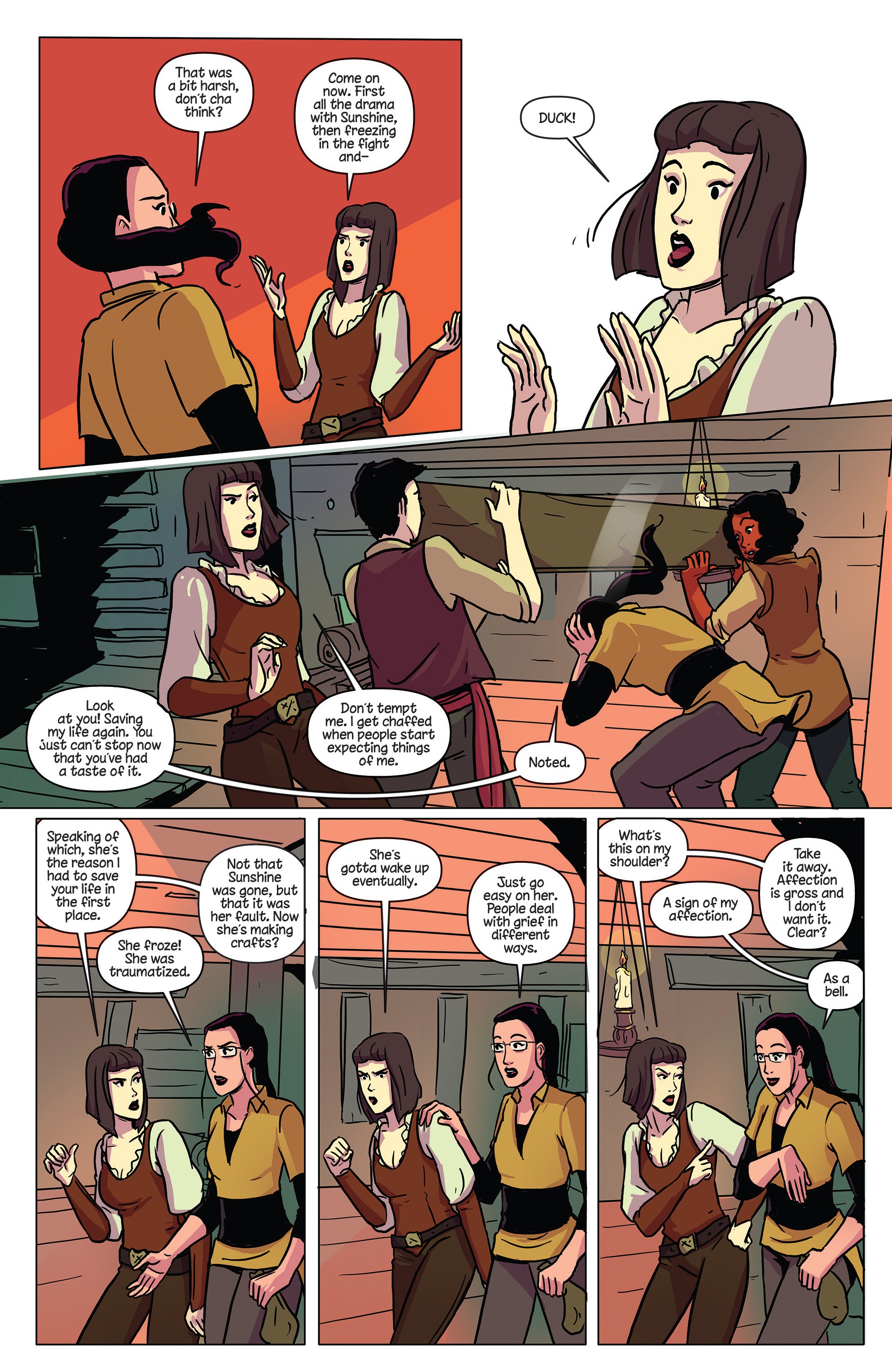 Read online Princeless Raven Year Two: Love and Revenge comic -  Issue # _TPB Two Ships In the Night - 81