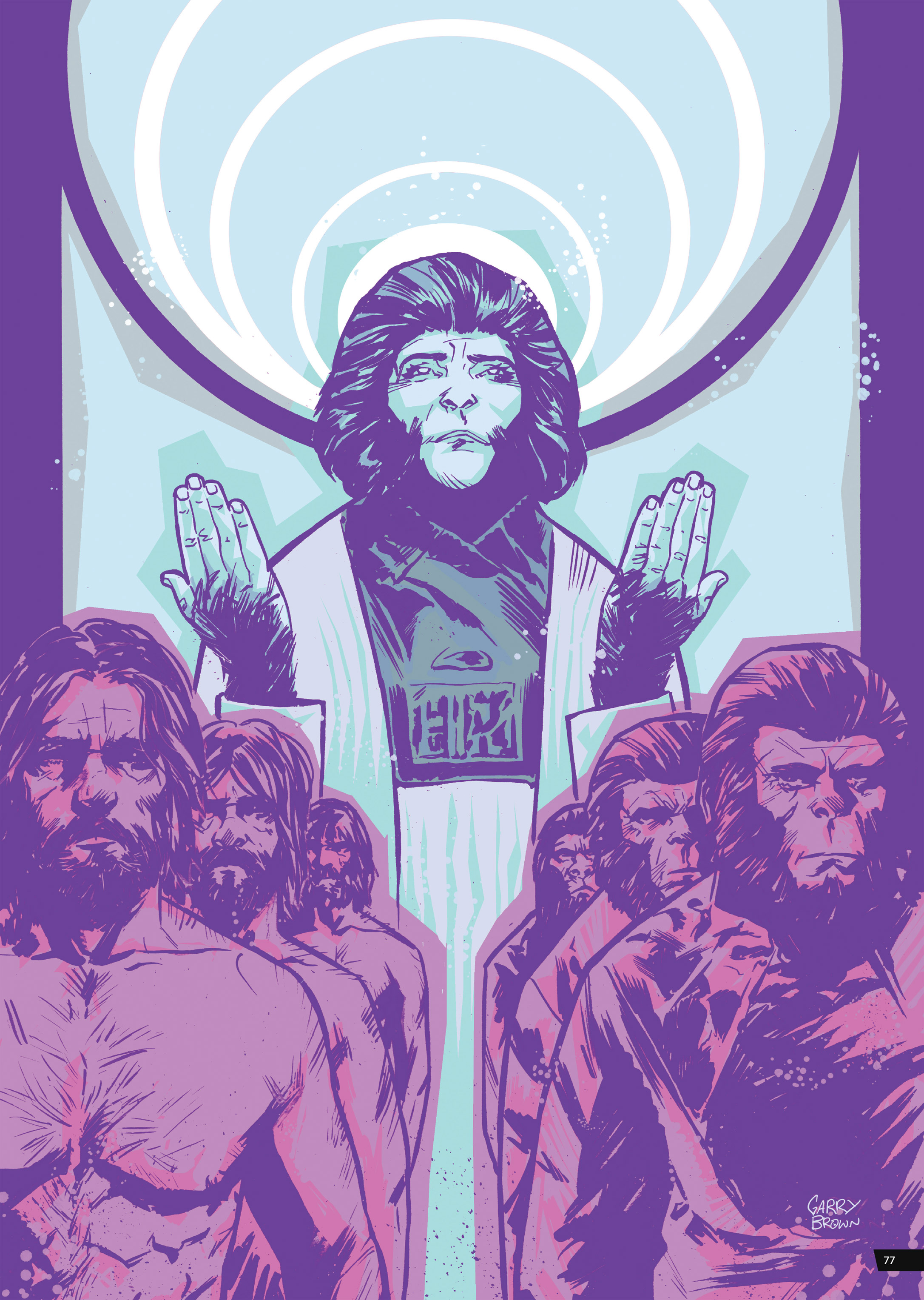 Read online Planet of the Apes Artist Tribute comic -  Issue # TPB - 77